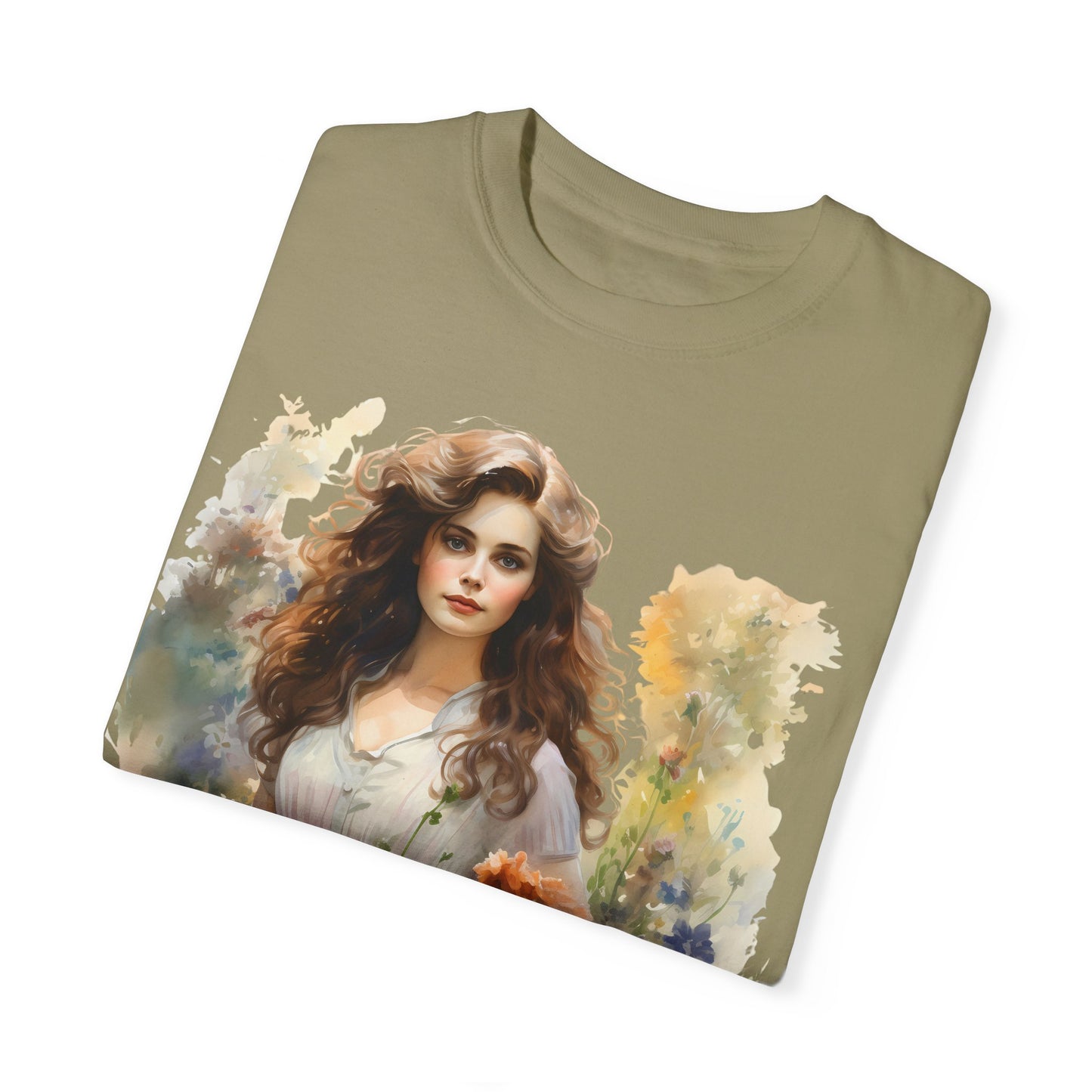 Wild Flower Vintage Girl T-shirt - JOURNAL VENUE