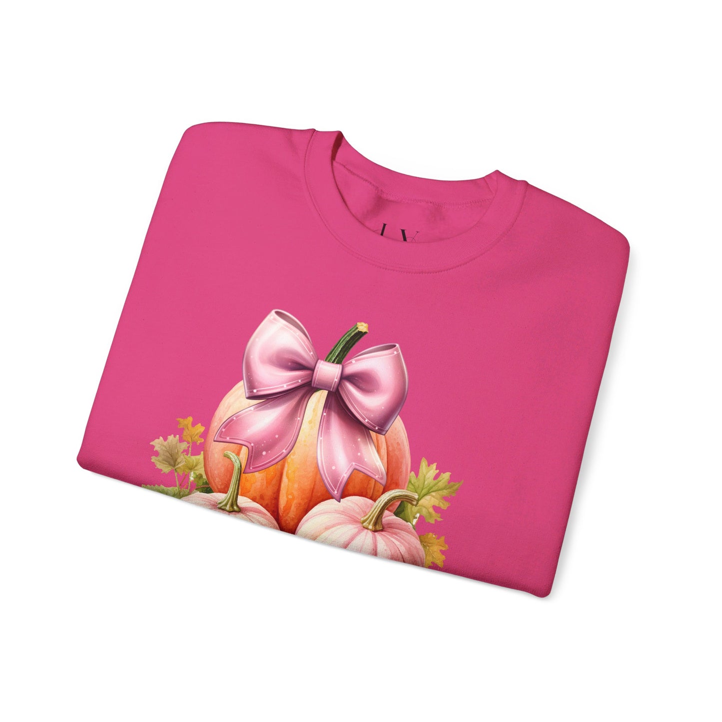 Pink Coquette Pumpkin Crewneck Sweatshirt