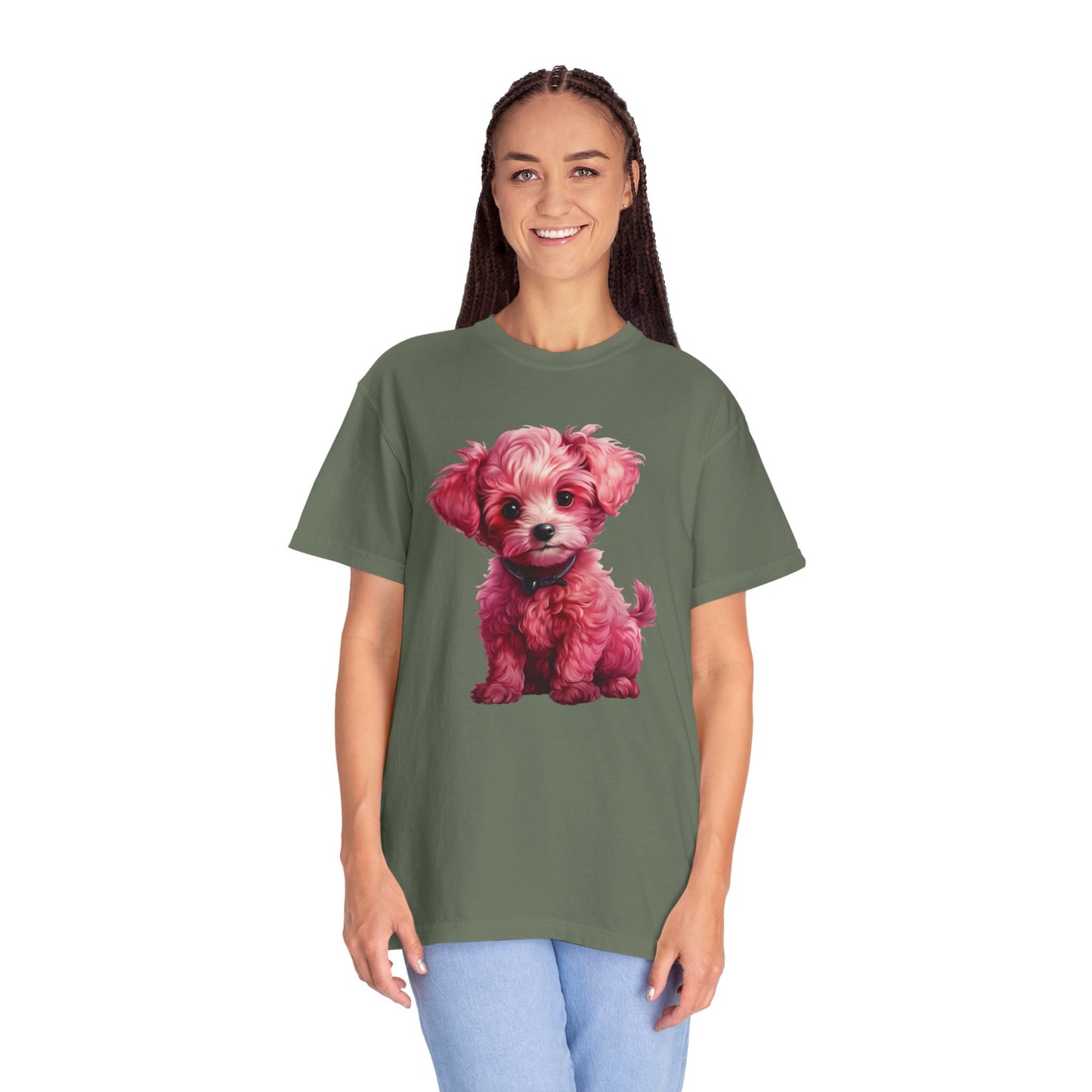 Cute  Pink Poodle T-shirt