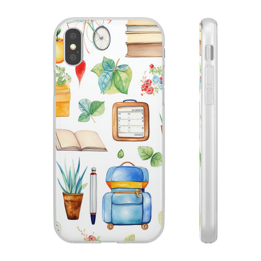 Book Lover Back To School College Flexi Cases