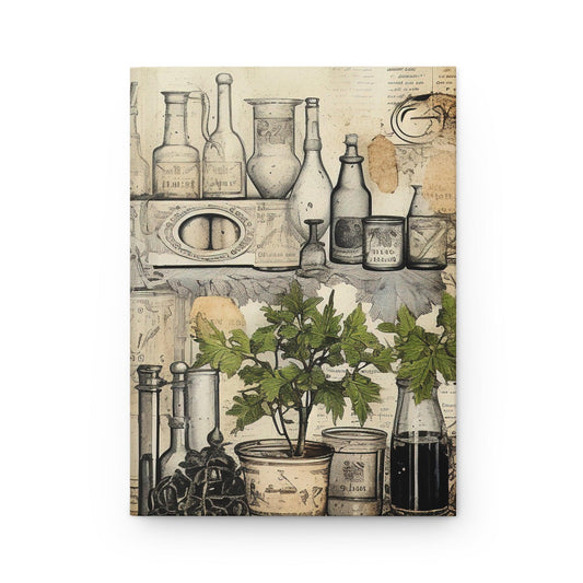 Hardcover Vintage-Style Apothecary Journal - JOURNAL VENUE