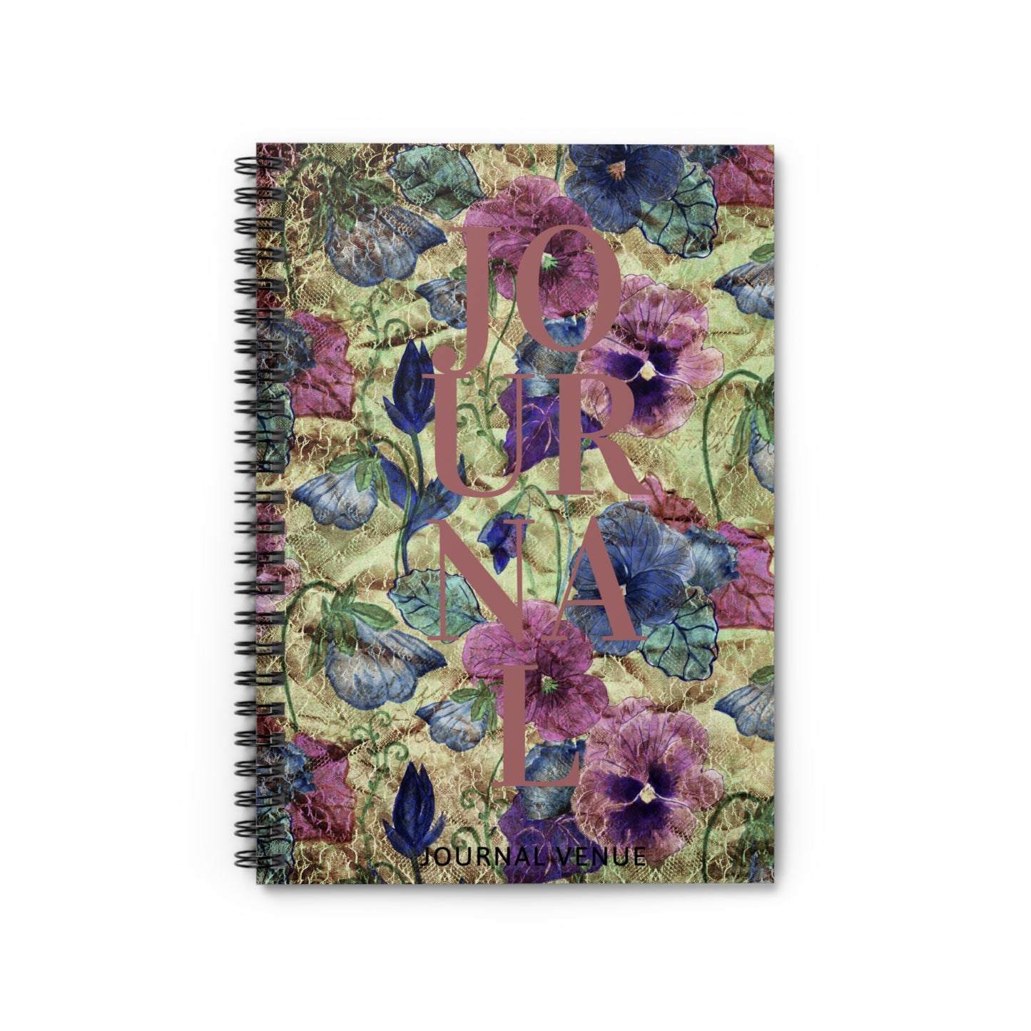 Floral Cute Spiral Notebooks For College - JOURNAL VENUE