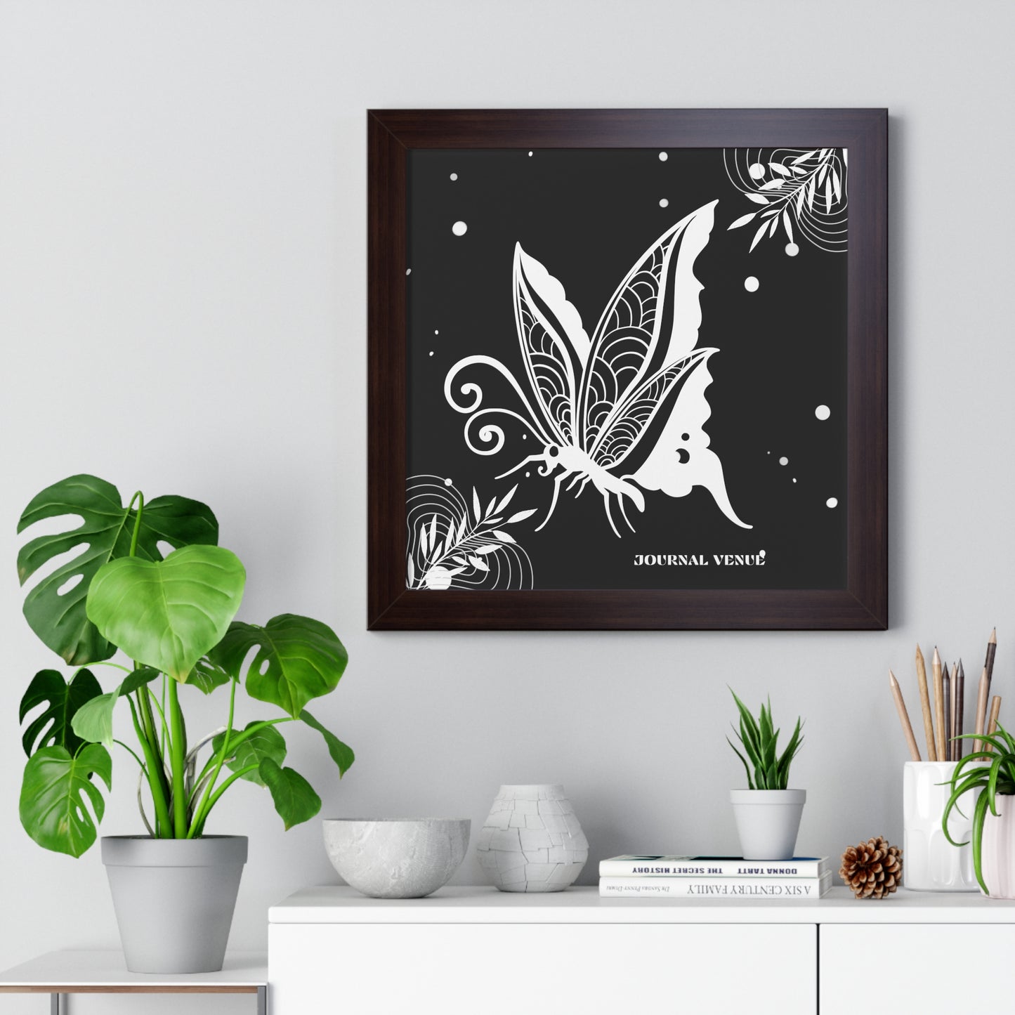  Whimsical Royal Butterfly Framed Wall Art  Poster - JOURNAL VENUE