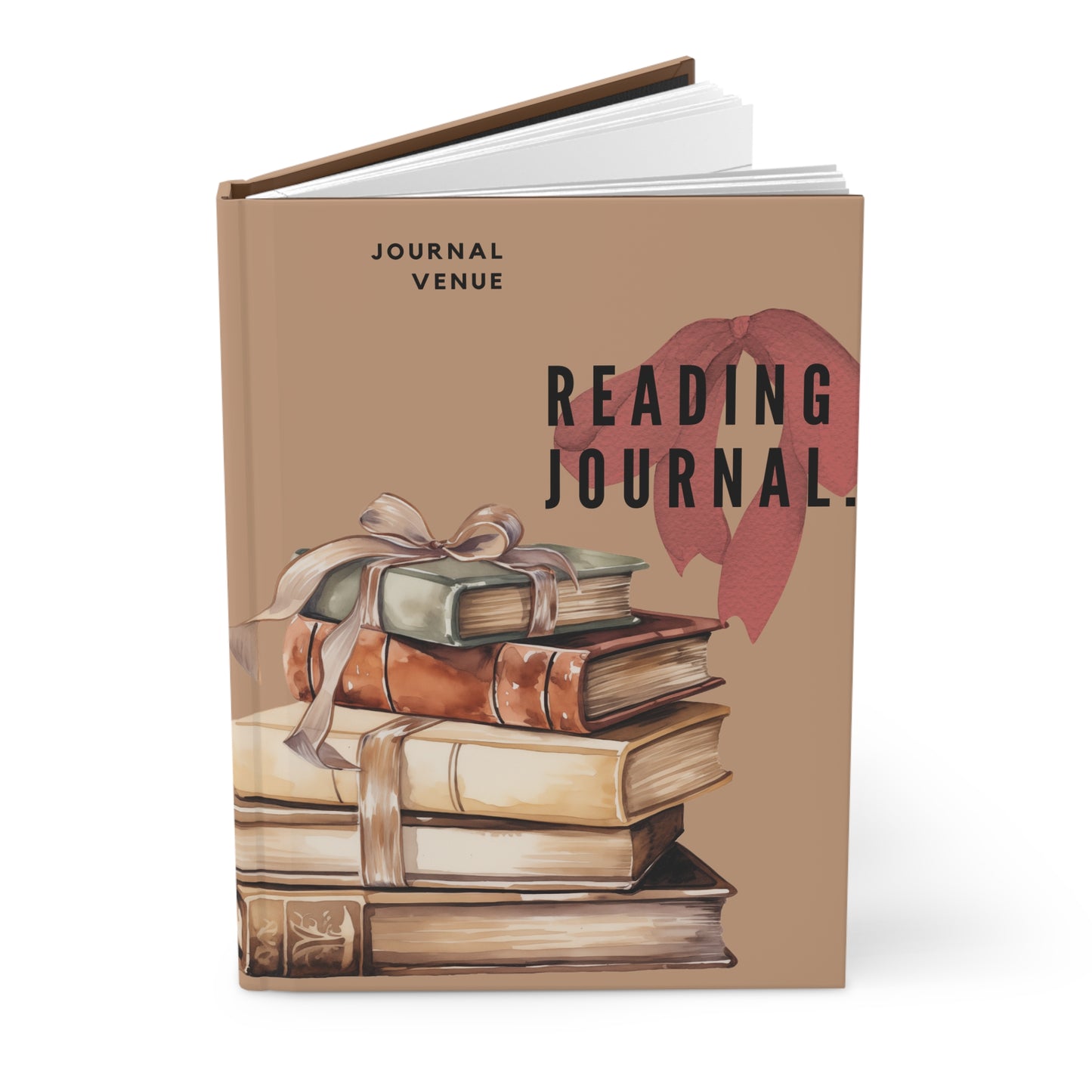 Hardcover Covered Matte Reading Notebooks Journals - JOURNAL VENUE