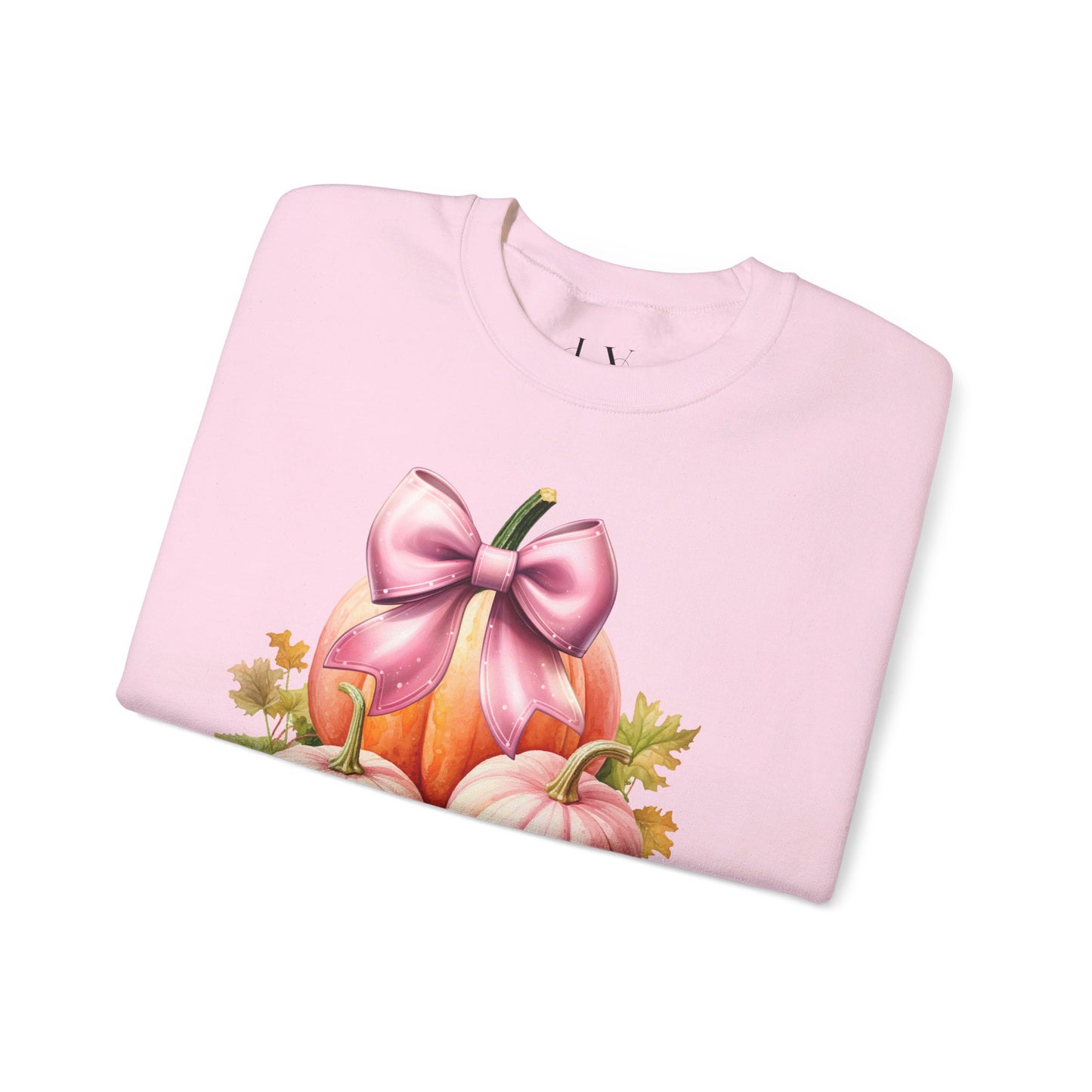 Pink Coquette Pumpkin Crewneck Sweatshirt