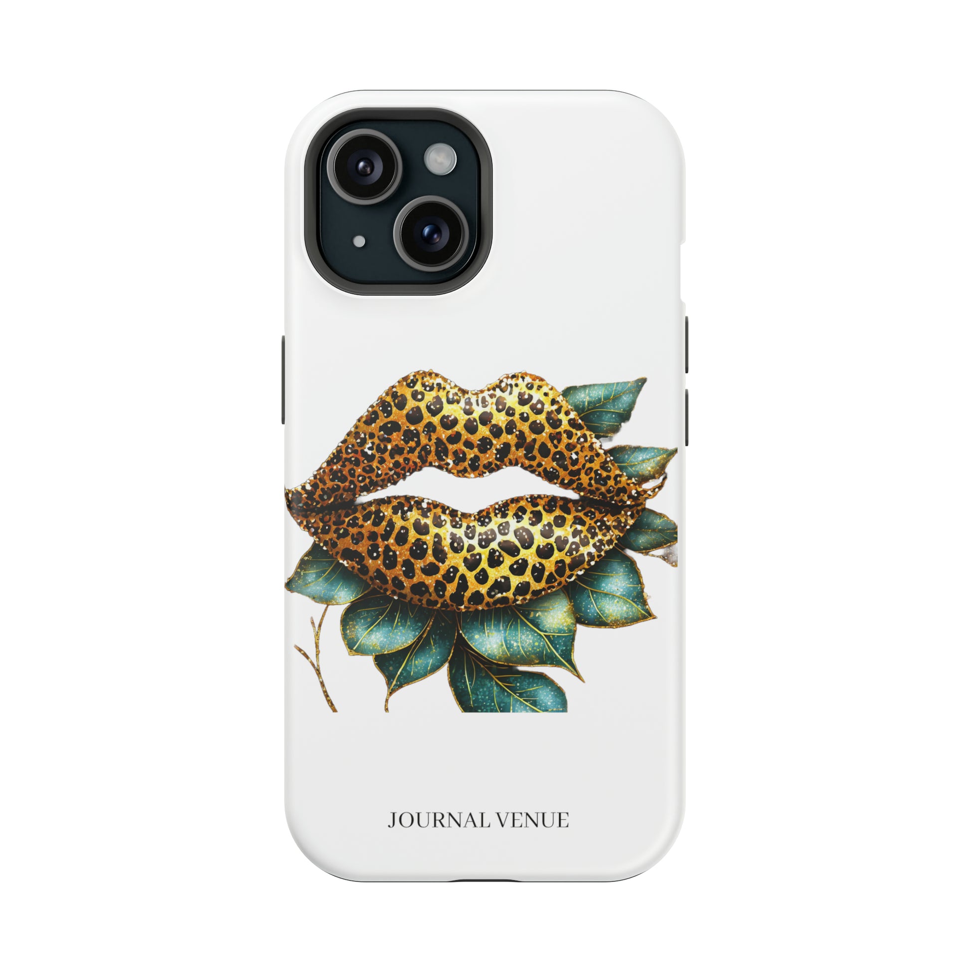 Floral Glitter Lip Iphone Cases - JOURNAL VENUE