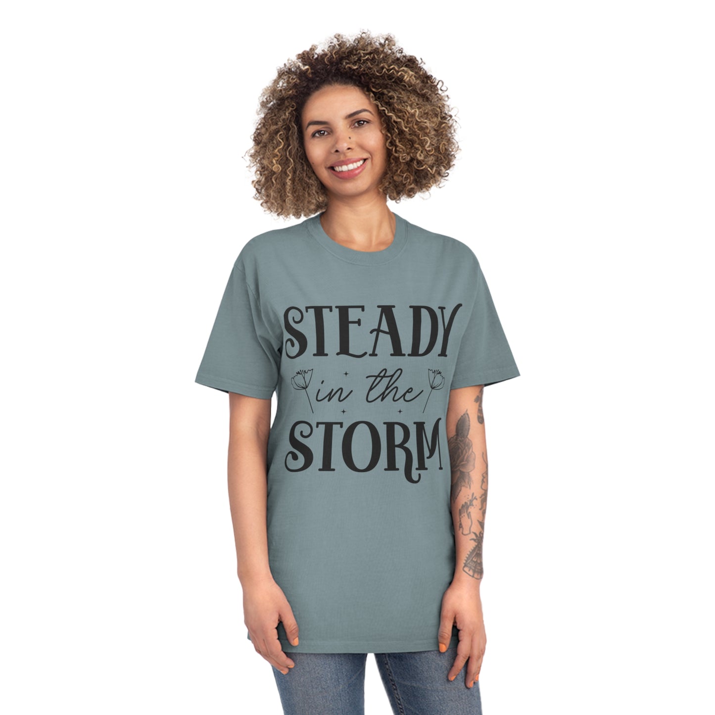 Steady in The Storm Faded T Shirt - JOURNAL VENUE