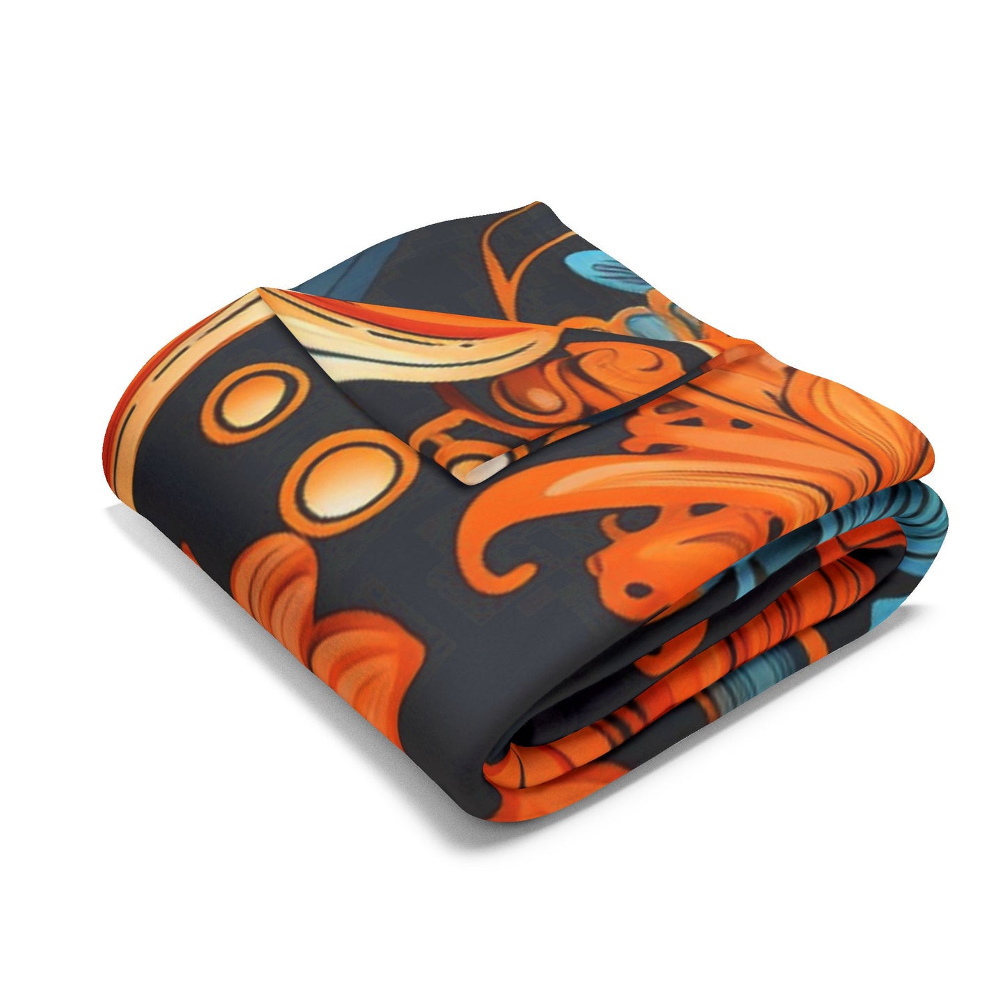 Autumn Boho Paisley Arctic Fleece Blanket