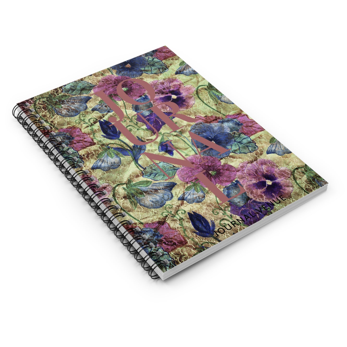 Floral Cute Spiral Notebooks For College - JOURNAL VENUE