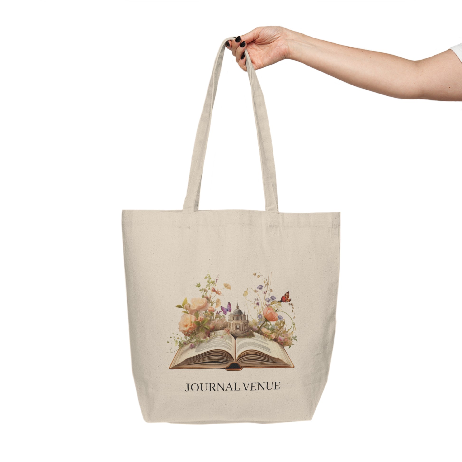 Cute Book Reader Shopping Tote Bag - JOURNAL VENUE