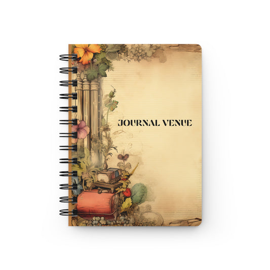 Vintage Reading Junk Journal Notebook - JOURNAL VENUE