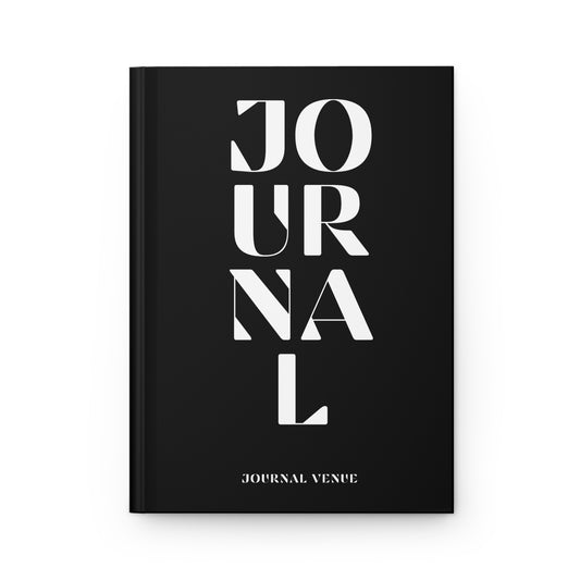 Classic Matte Black Journal Hardcover - JOURNAL VENUE