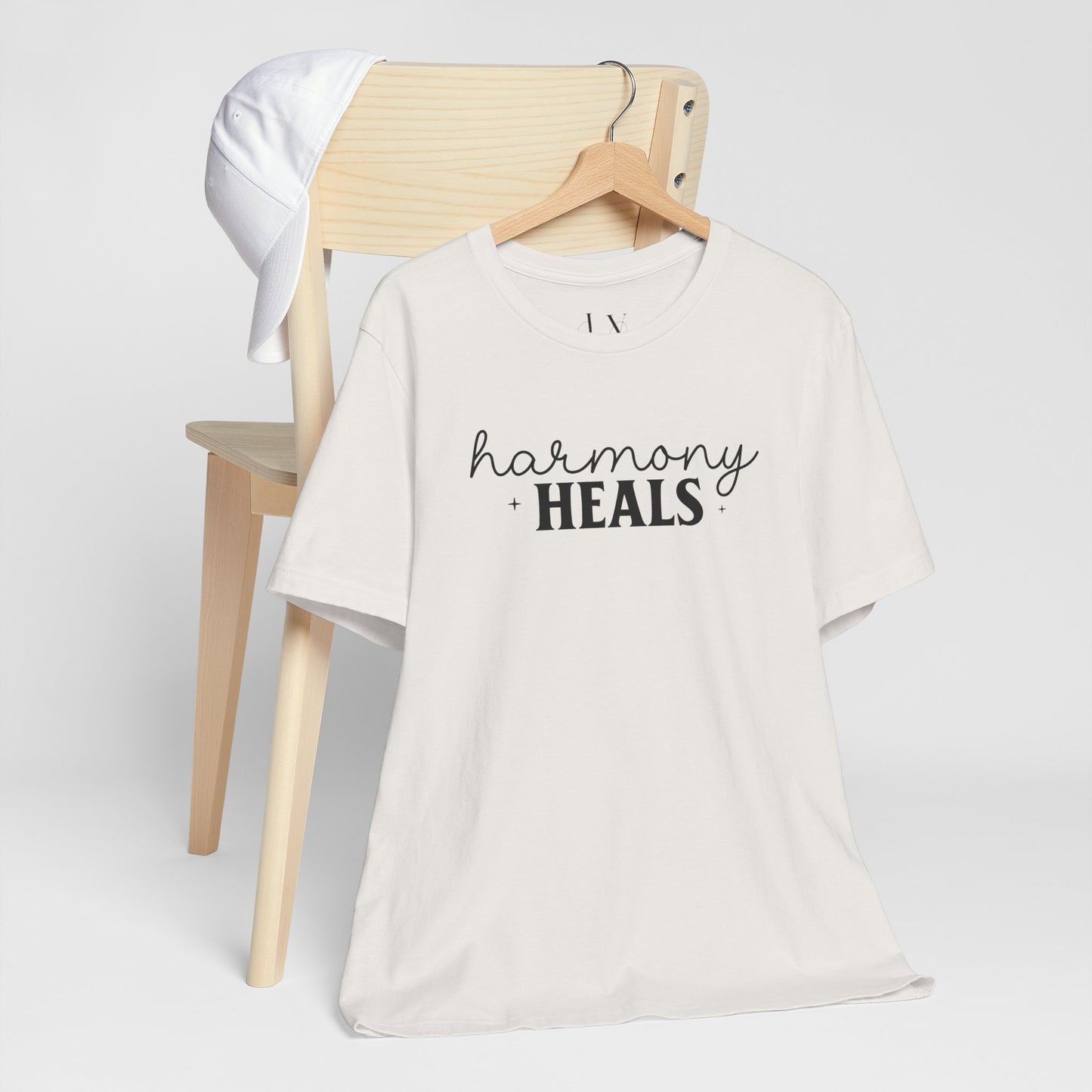 Harmony Heals Self Care Short Sleeve Tee - JOURNAL VENUE