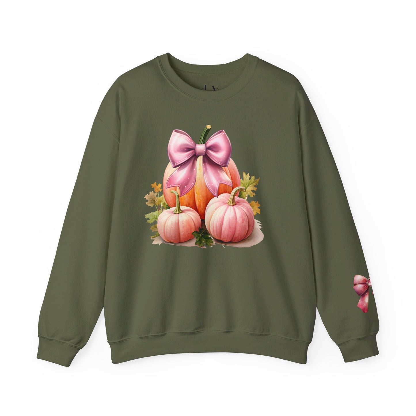 Pink Coquette Pumpkin Crewneck Sweatshirt