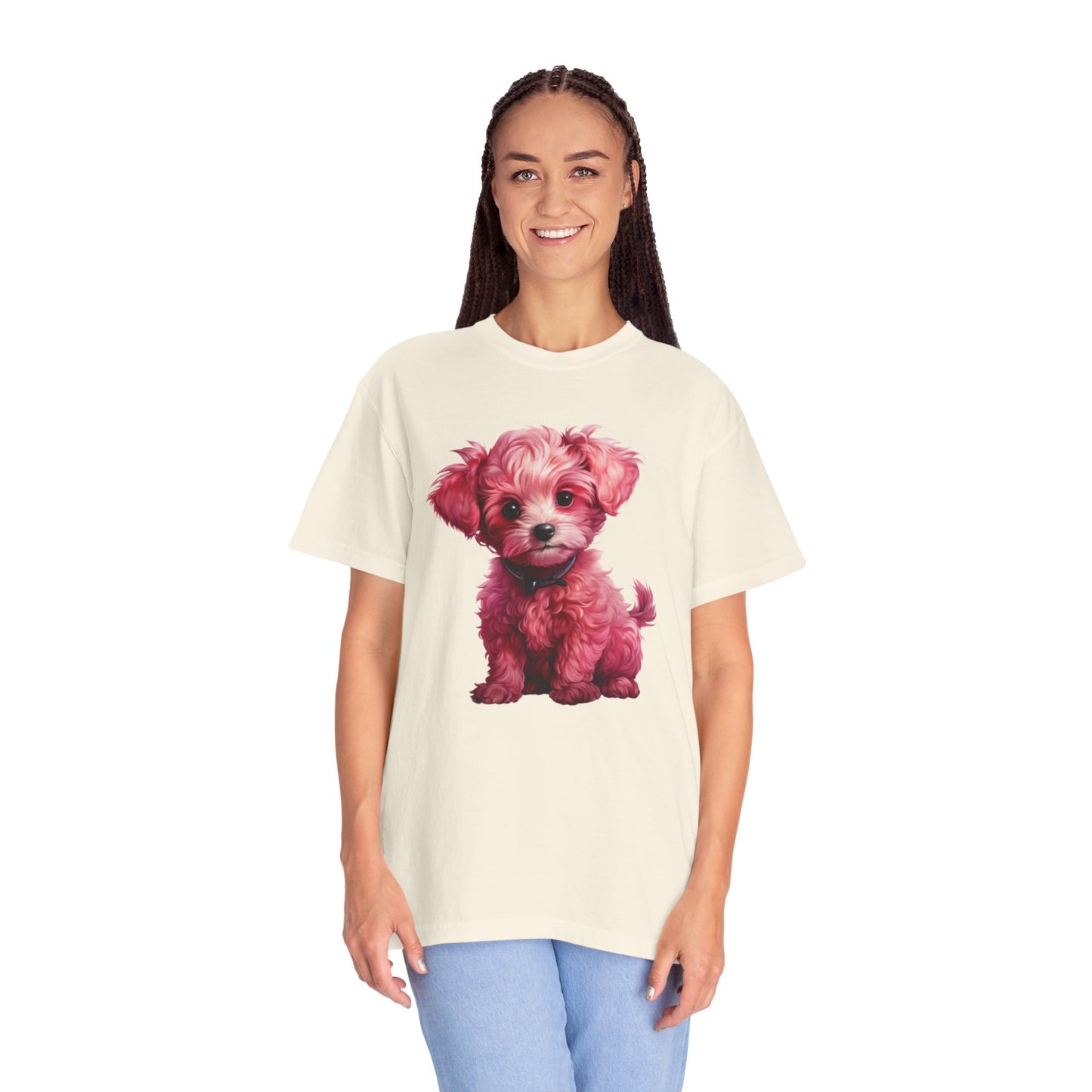 Cute  Pink Poodle T-shirt