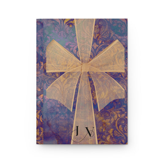 Coquette Gold Bow Vintage Hardcover Journal Matte - JOURNAL VENUE