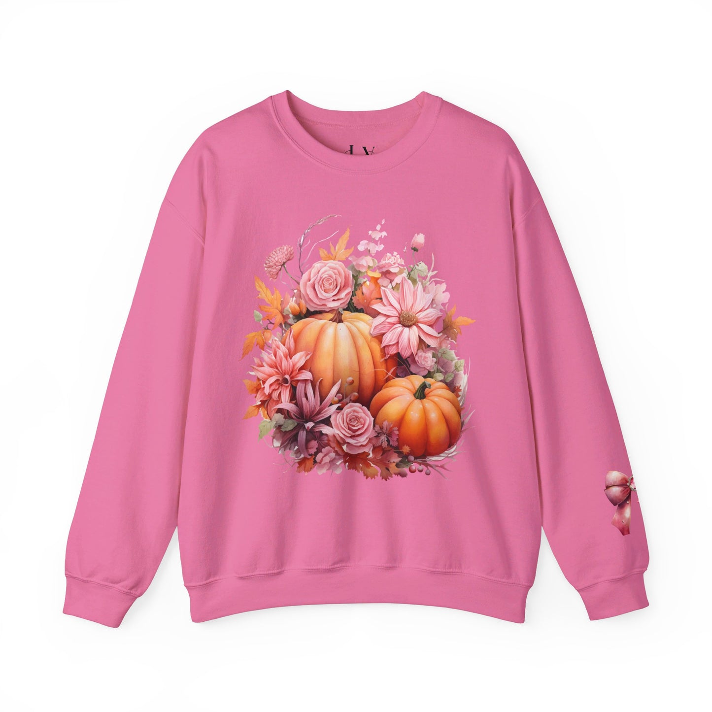 Pink Floral Pumpkin Sweatshirt