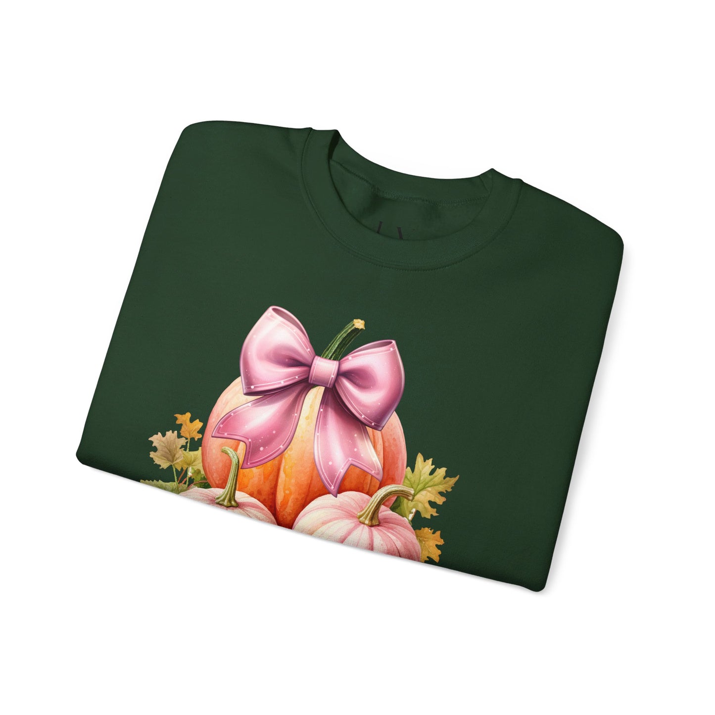 Pink Coquette Pumpkin Crewneck Sweatshirt