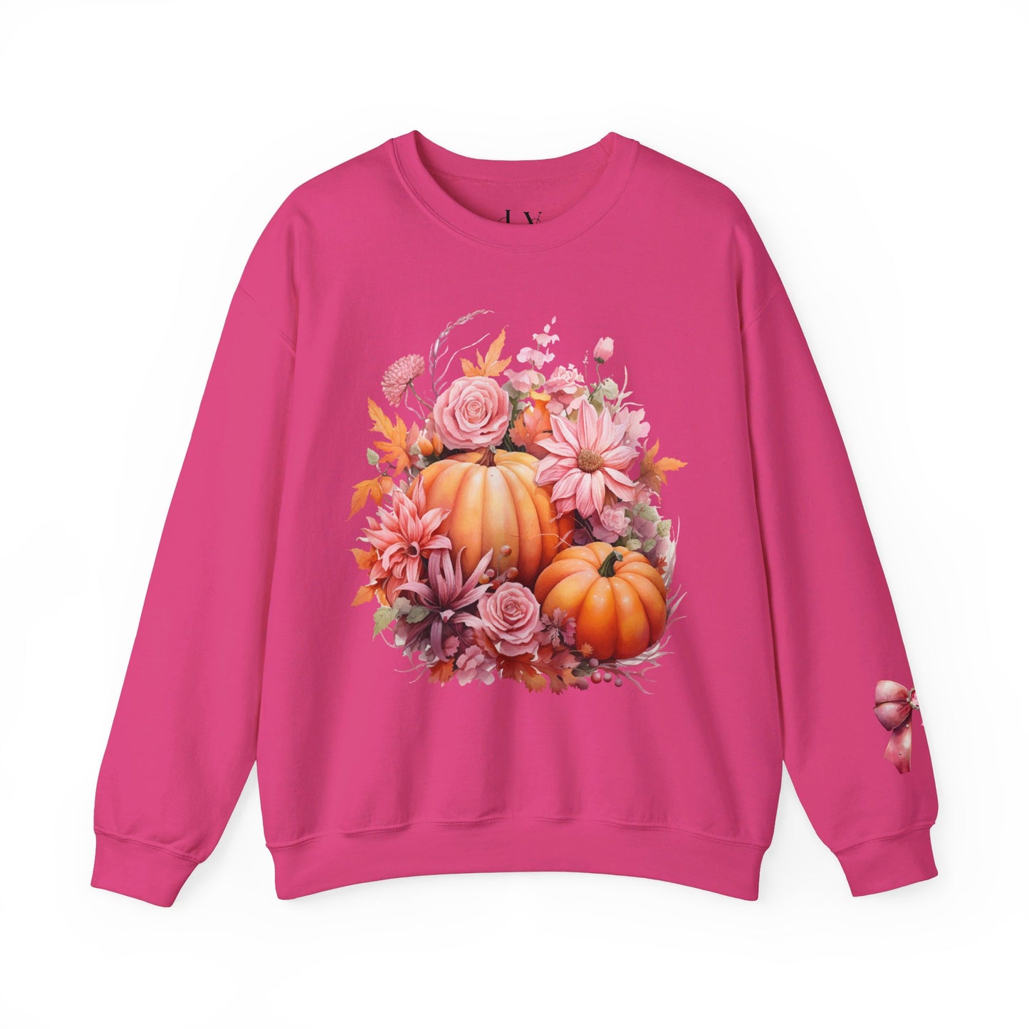 Pink Floral Pumpkin Sweatshirt