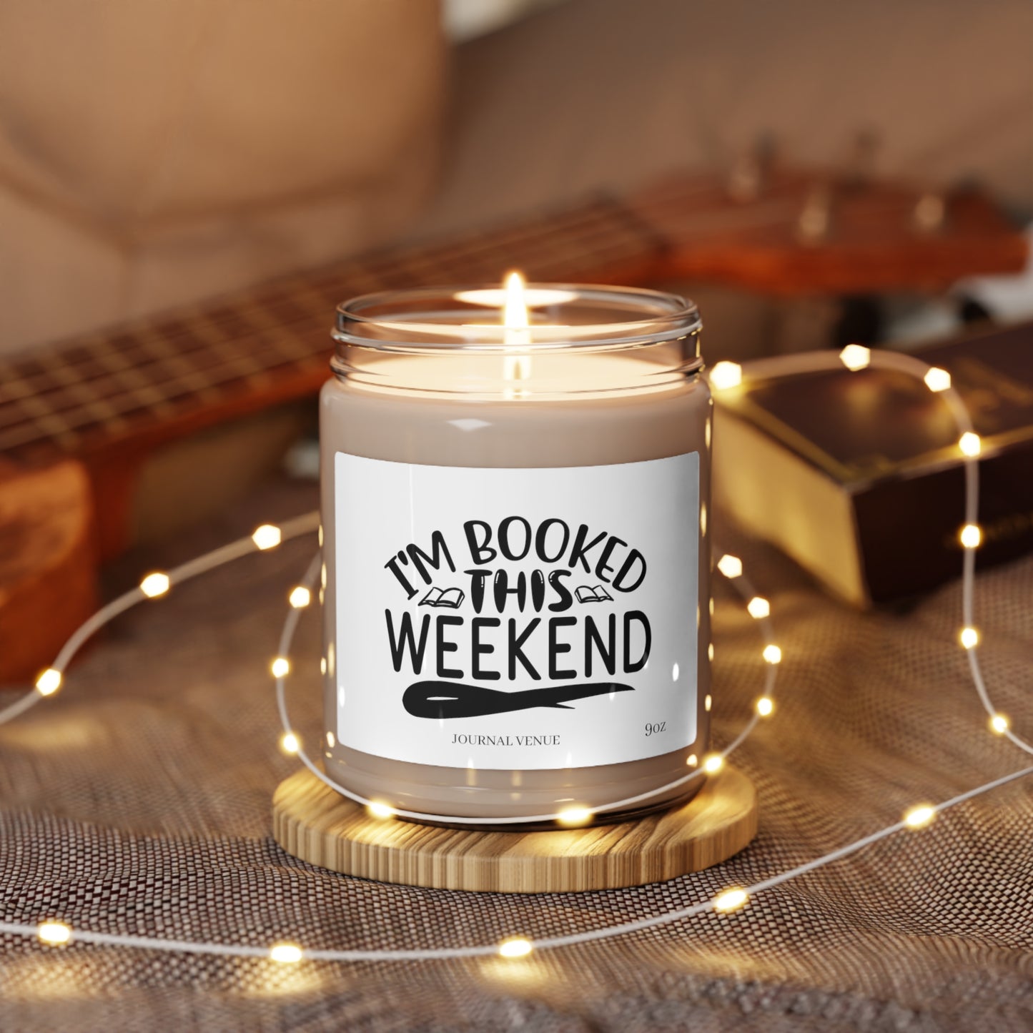 Booked This Weekend  Scented Soy Candle - JOURNAL VENUE