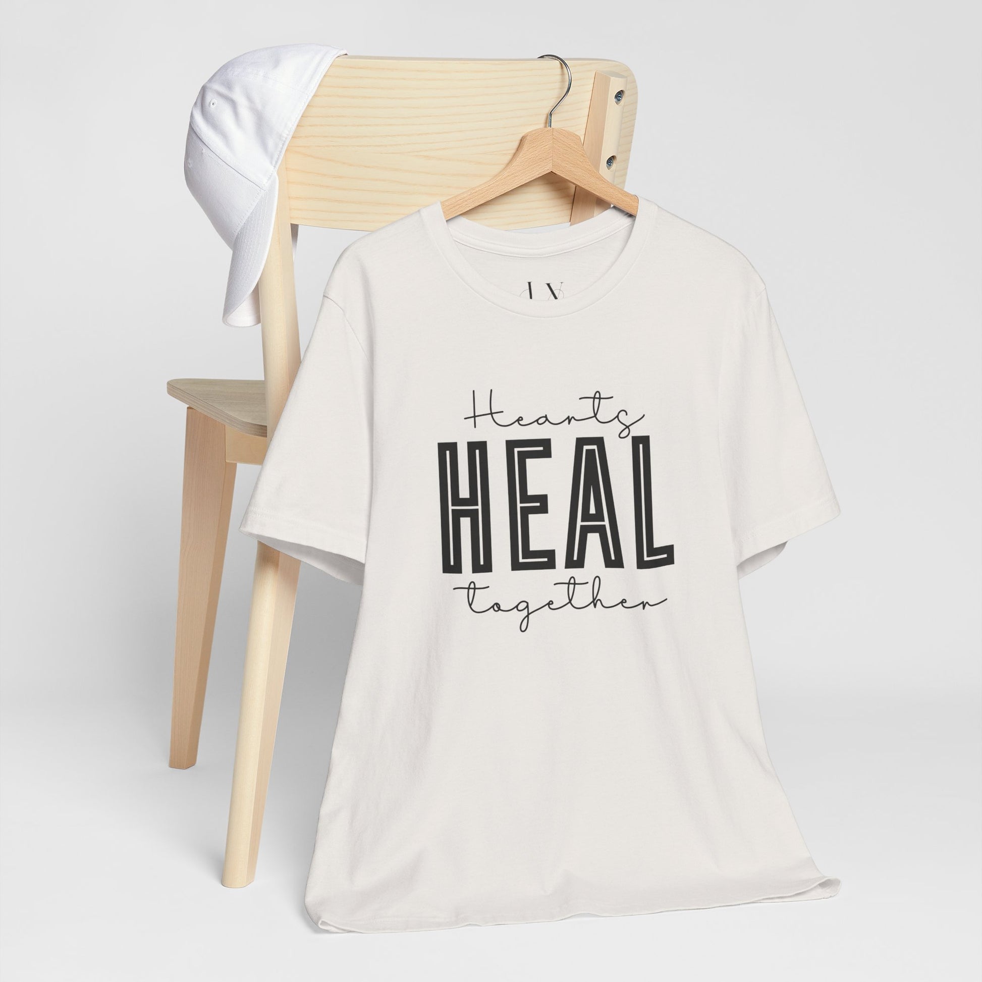 Hearts Heal Together Short Sleeve T-Shirt- JOURNAL VENUE