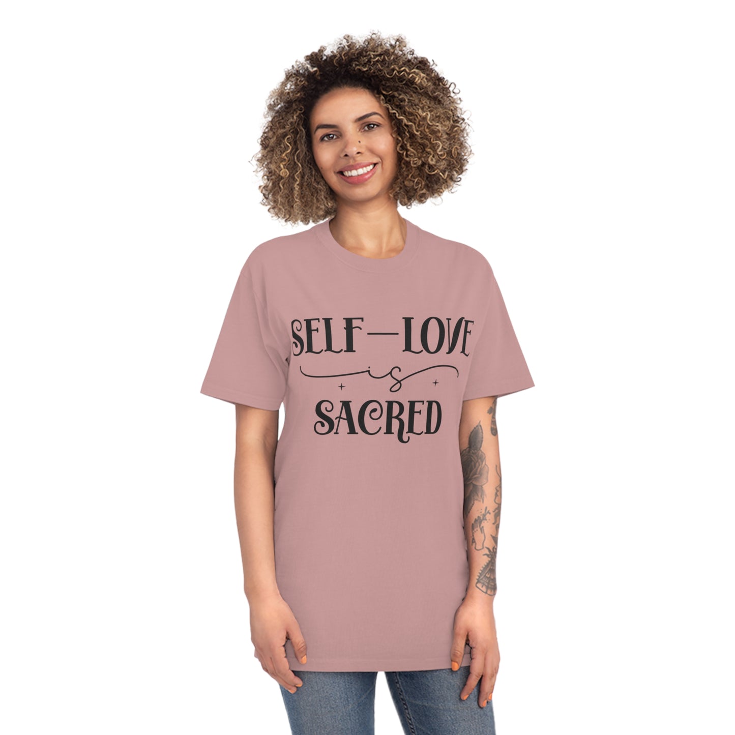 Self Love is Sacred Faded T Shirt - JOURNAL VENUE