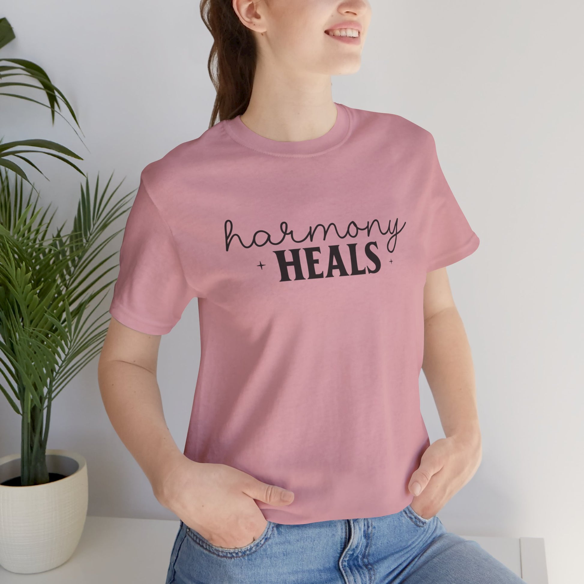 Harmony Heals Short Sleeve T Shirt - JOURNAL VENUE