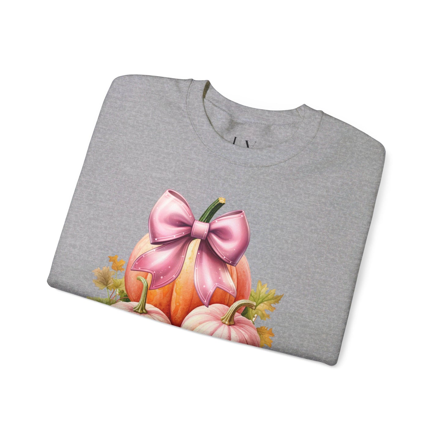 Pink Coquette Pumpkin Crewneck Sweatshirt