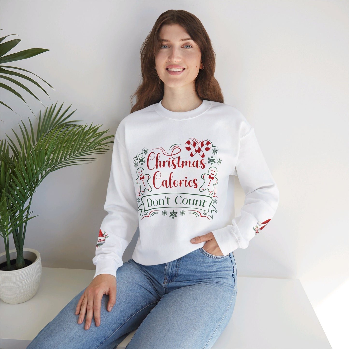 Christmas Calories Crewneck Sweatshirt - JOURNAL VENUE