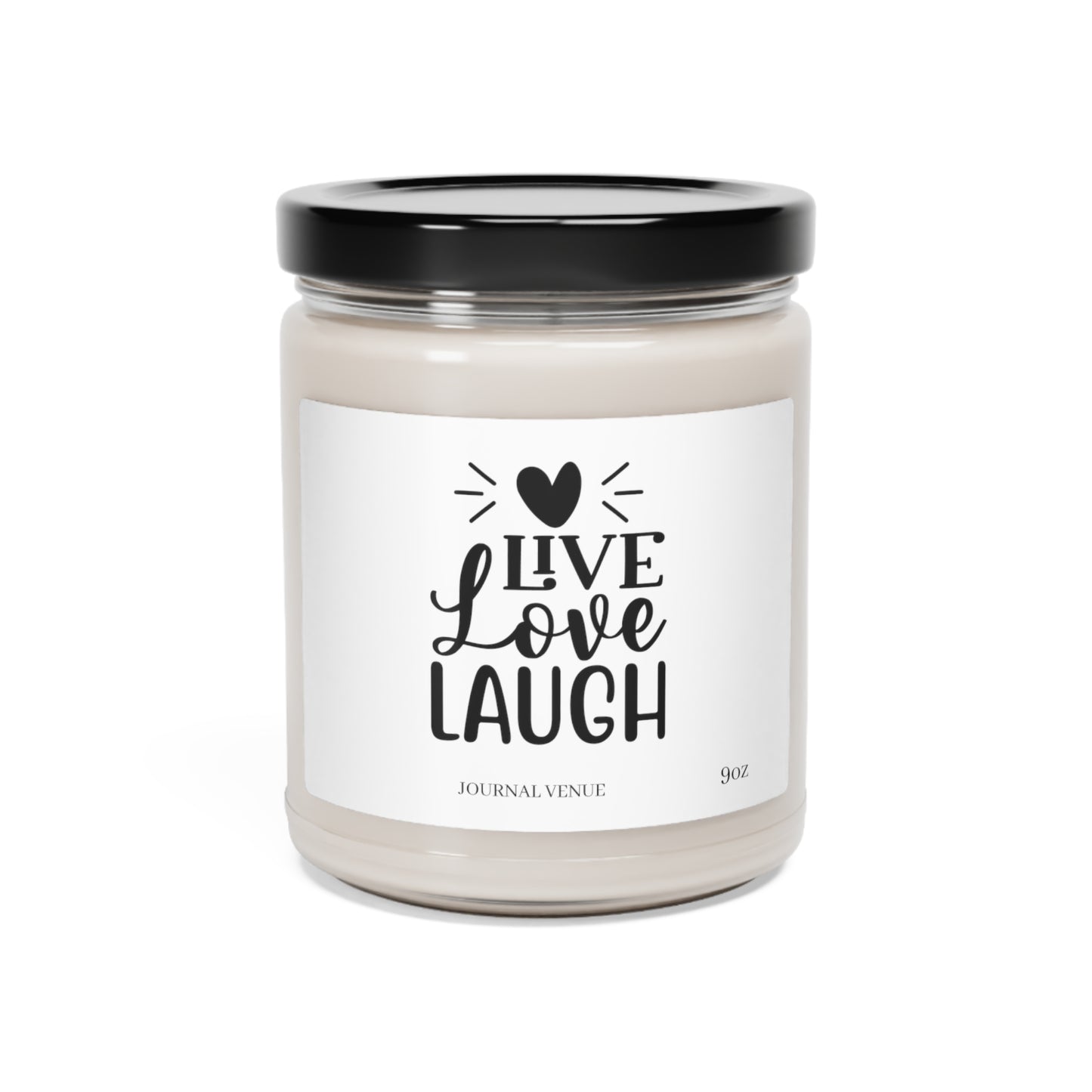 Live Love Laugh Scented Soy Candle - JOURNAL VENUE