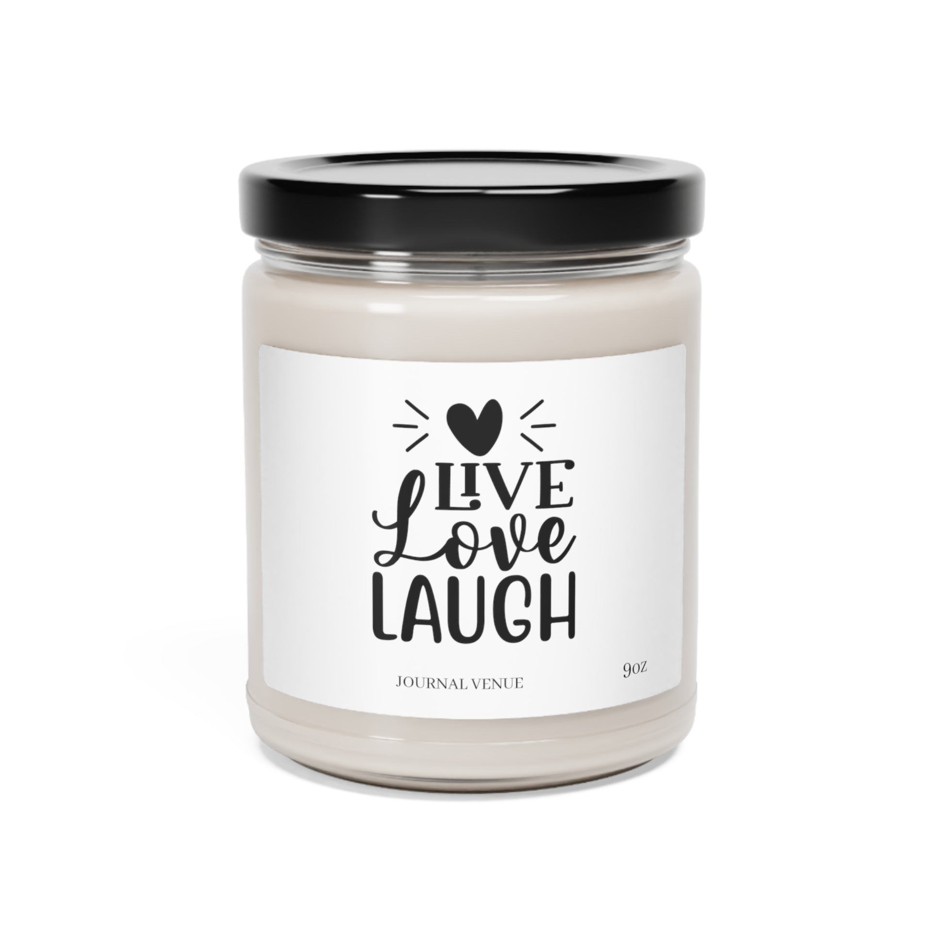 Live Love Laugh Scented Soy Candle - JOURNAL VENUE