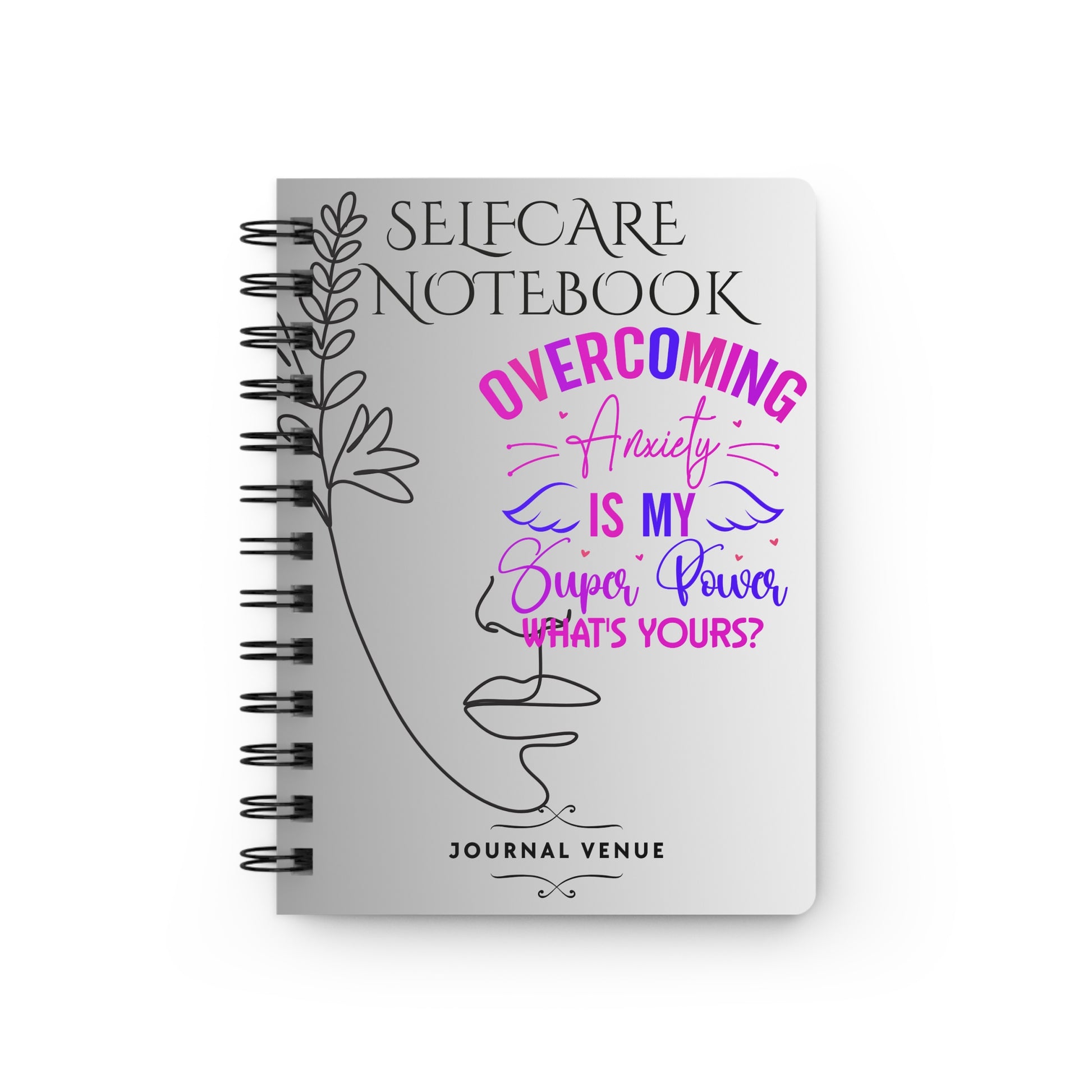 Personal Self Care Lined Journal Notebooks - JOURNAL VENUE