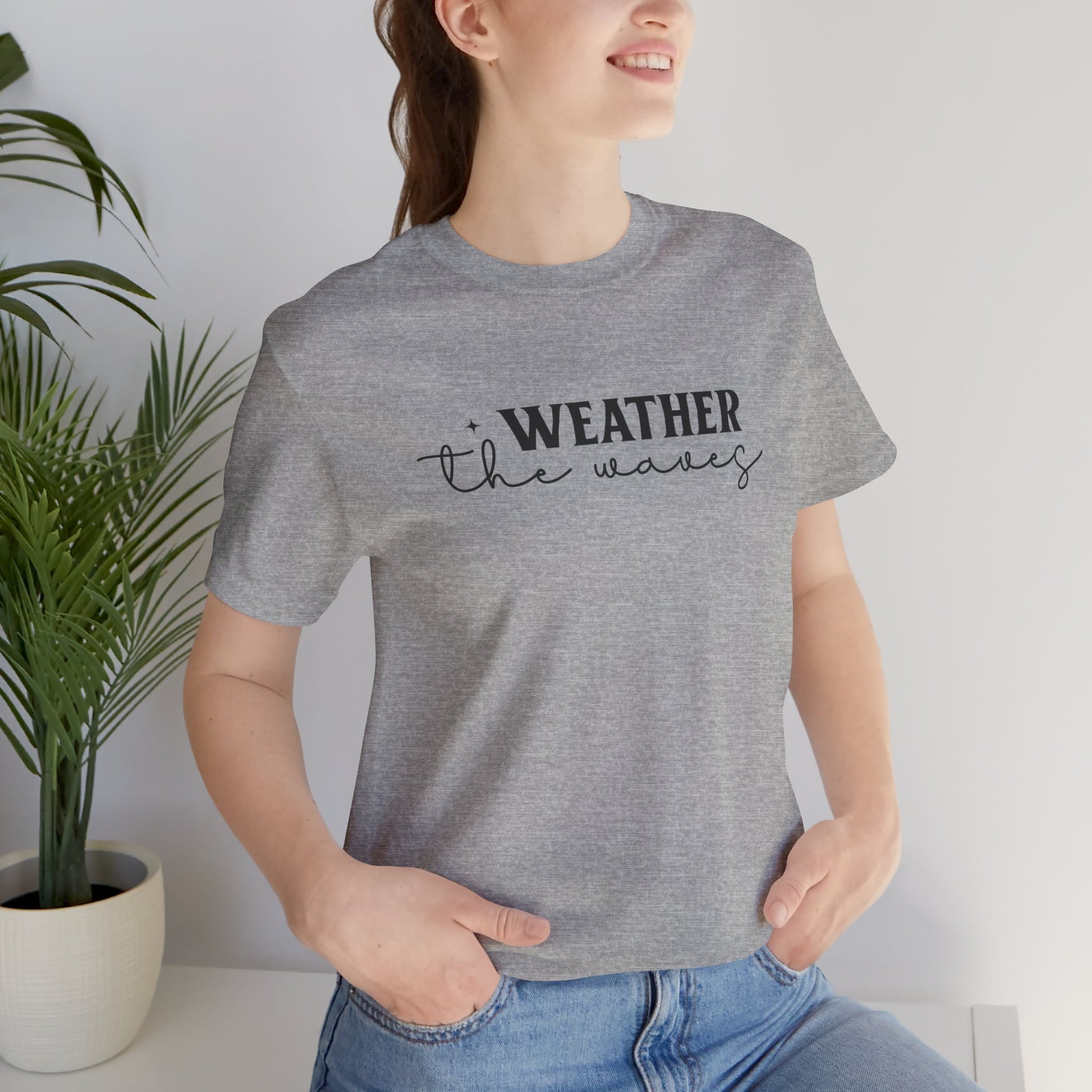 Weather The waves Self Care Unisex Jersey Short Sleeve T-Shirt - JOURNAL VENUE