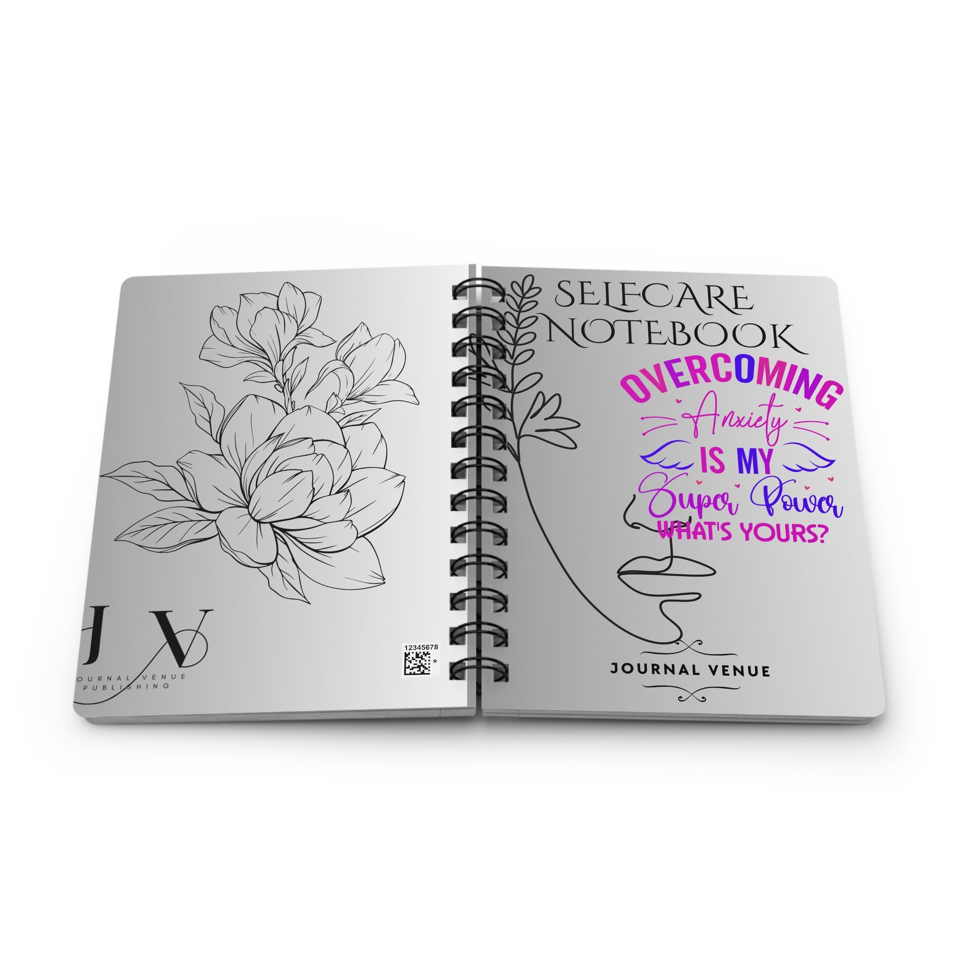 Personal Self Care Lined Journal Notebooks - JOURNAL VENUE