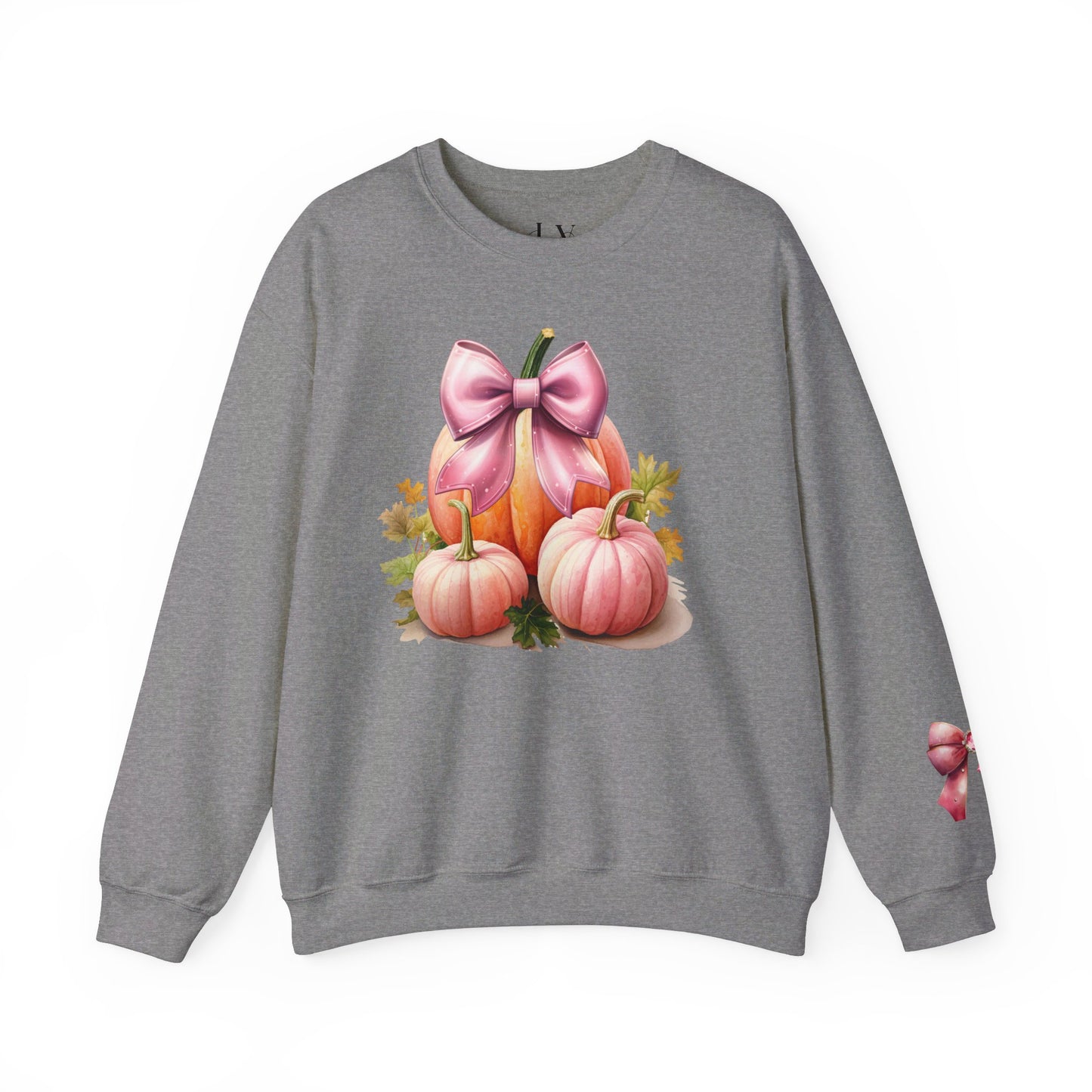 Pink Coquette Pumpkin Crewneck Sweatshirt