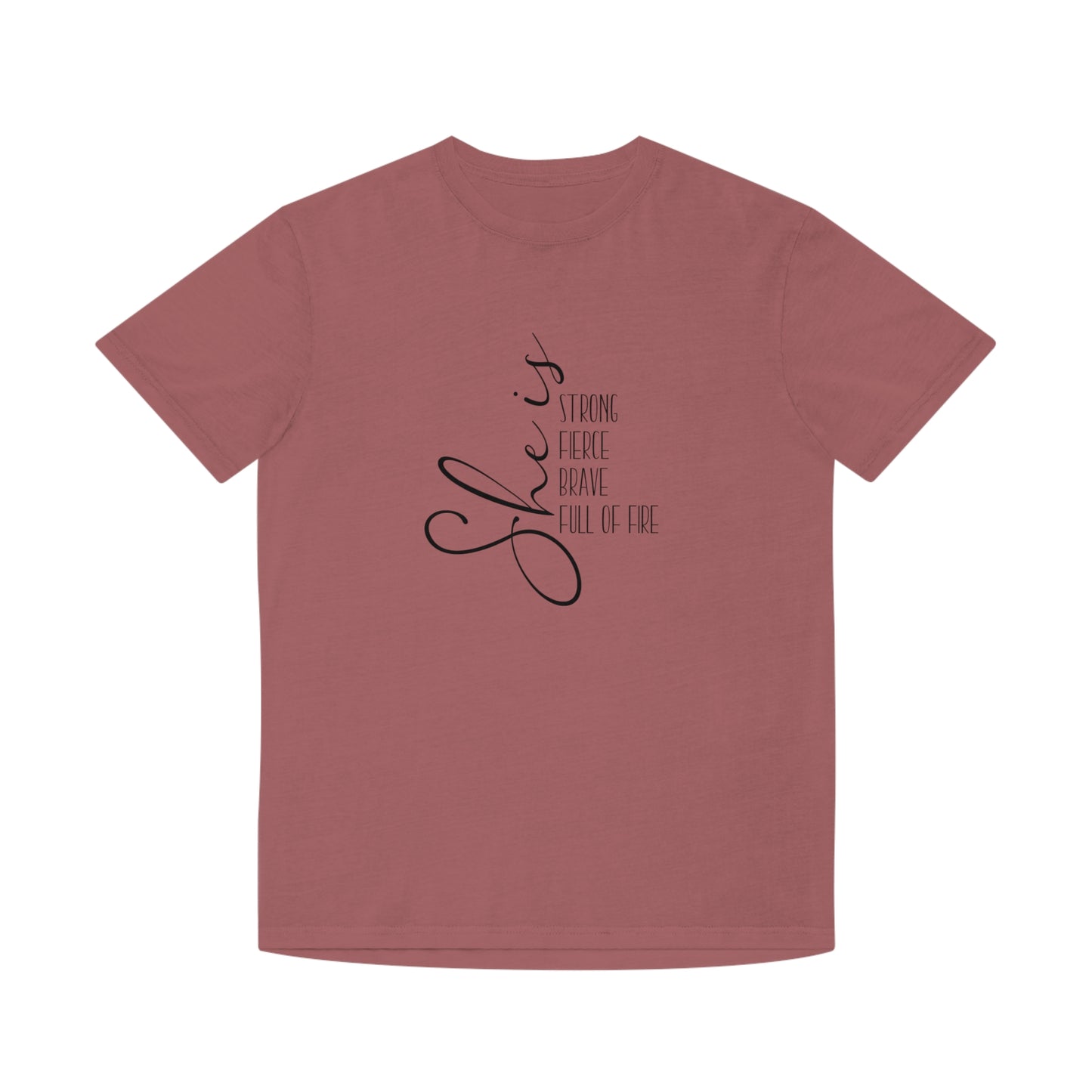 She is Strong Self Care Faded T Shirt - JOURNAL VENUE