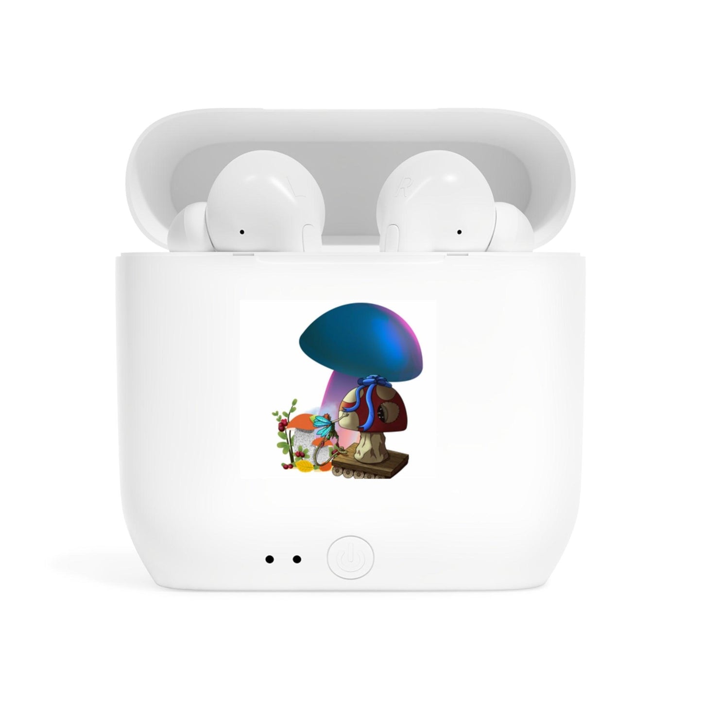 Mushroom Wireless Earbuds With Case - JOURNAL VENUE