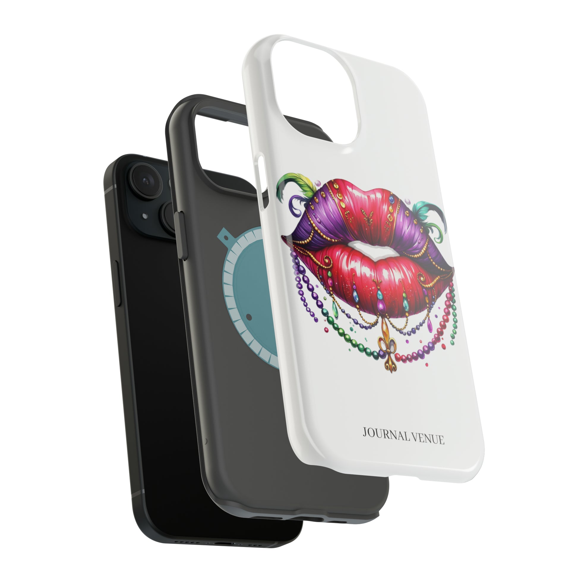 Mardi Gras Lip  Iphone Cases - JOURNAL VENUE