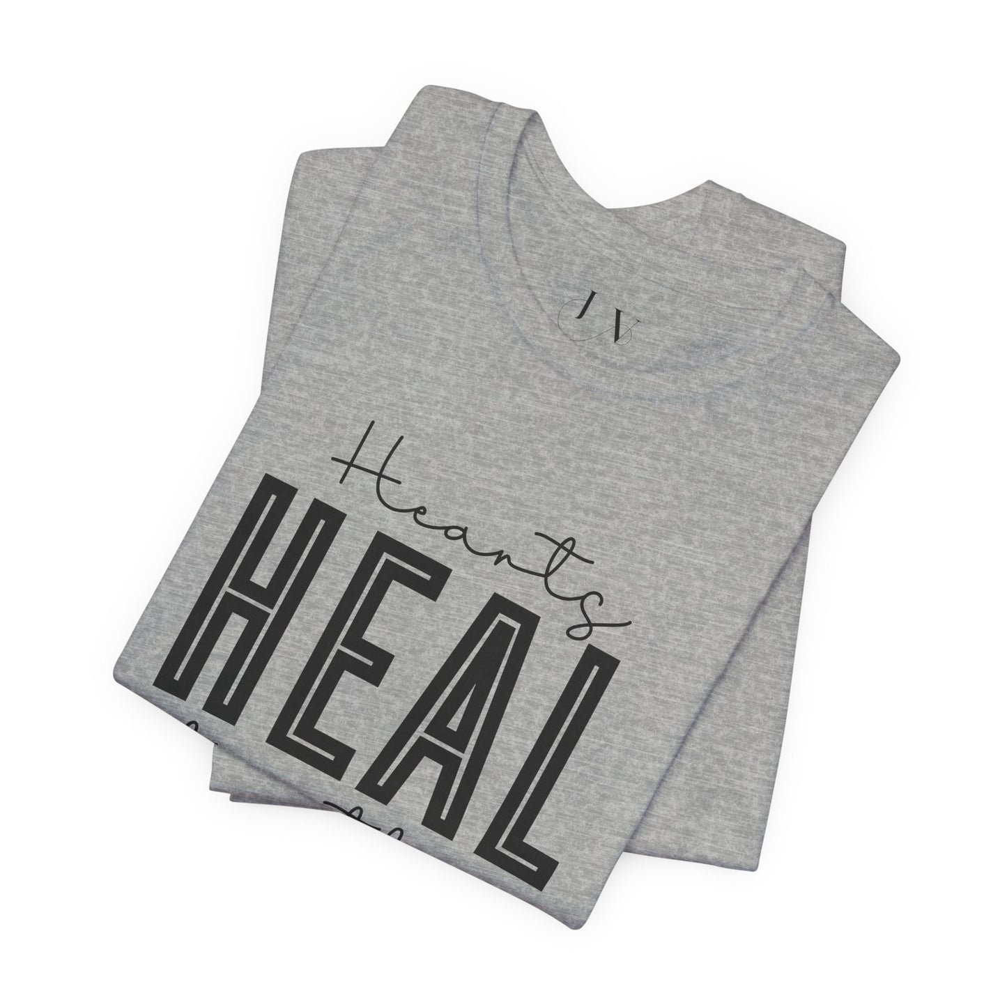 Hearts Heal Together Short Sleeve T-Shirt- JOURNAL VENUE