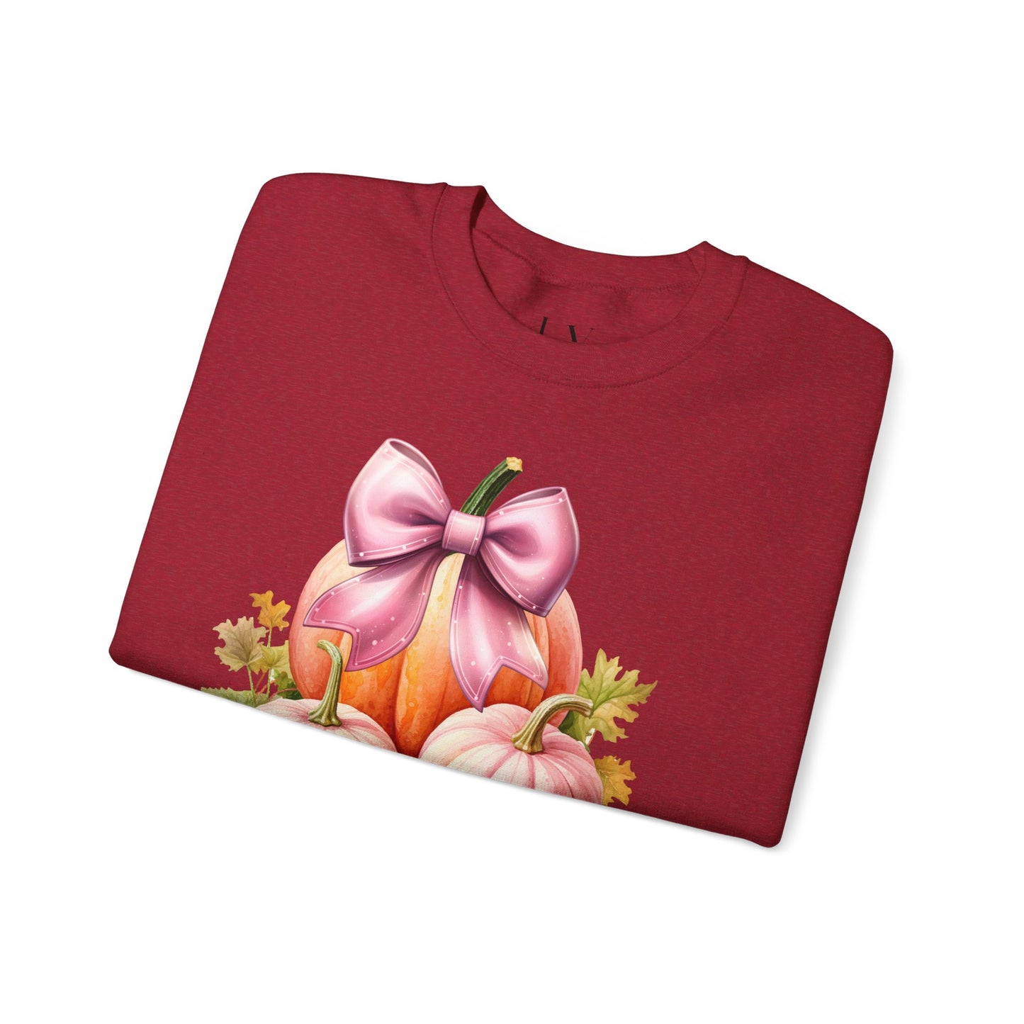 Pink Coquette Pumpkin Crewneck Sweatshirt