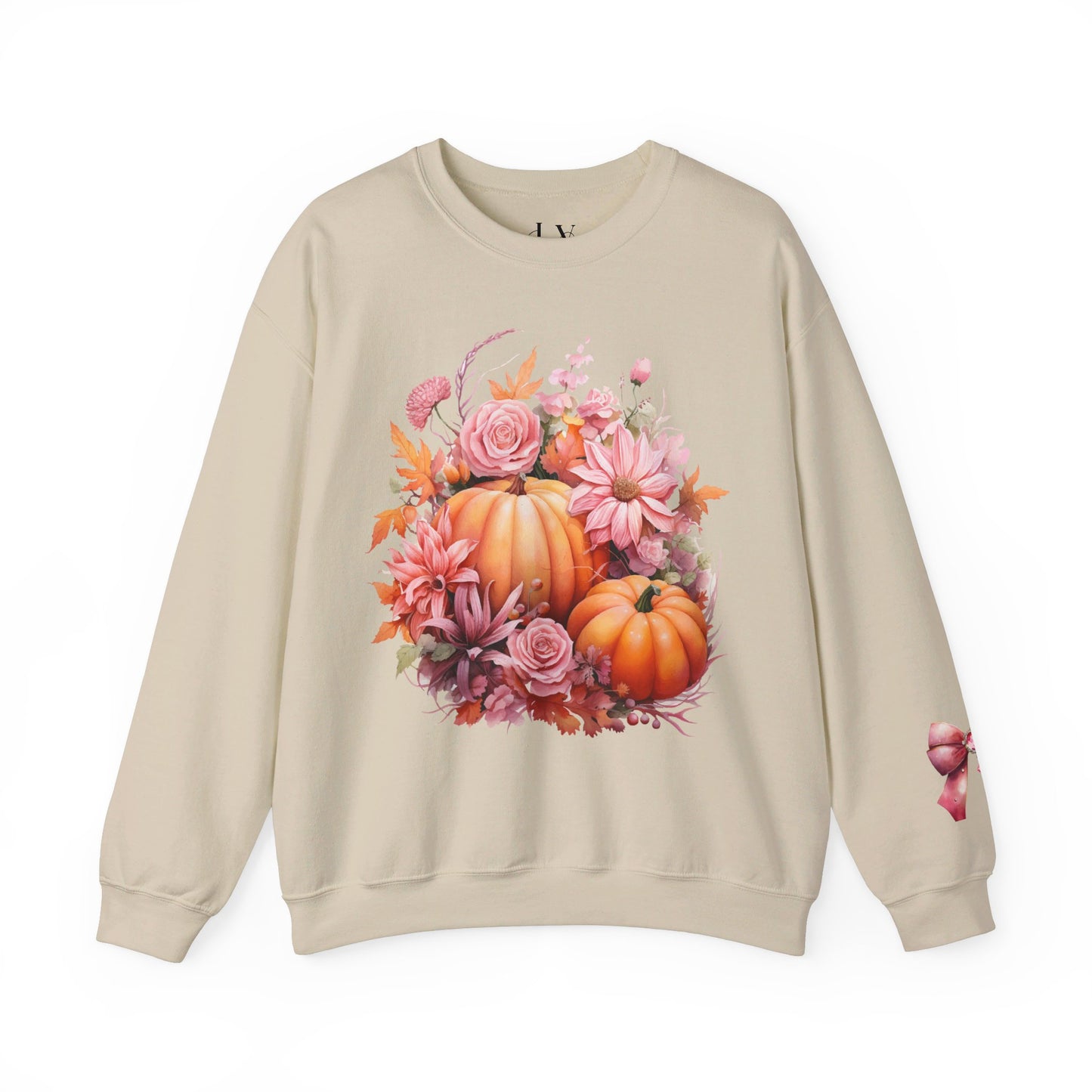 Pink Floral Pumpkin Sweatshirt