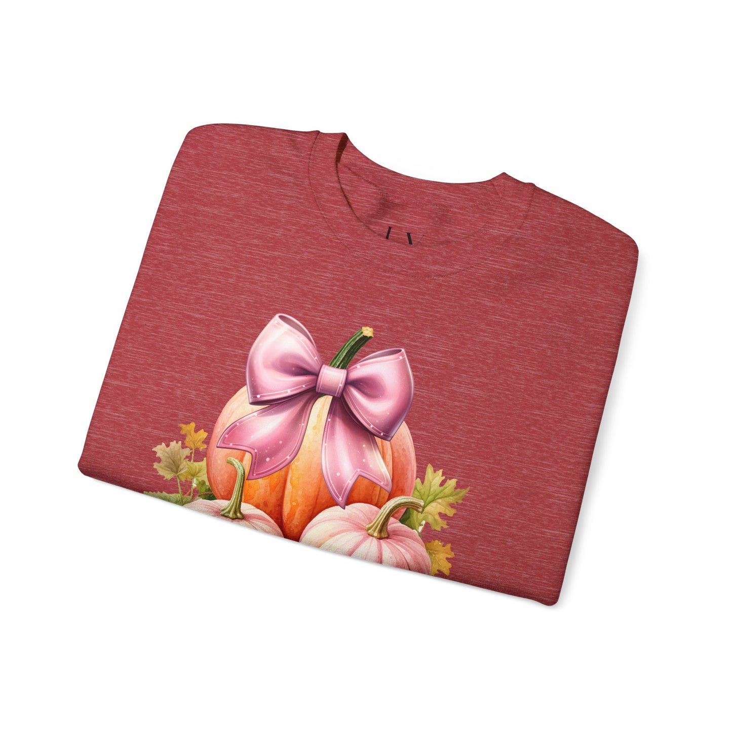 Pink Coquette Pumpkin Crewneck Sweatshirt