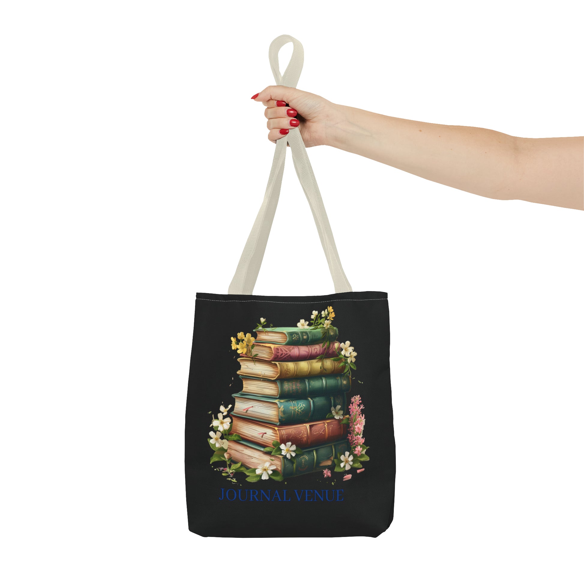 Cute Bookworm Tote Bag - JOURNAL VENUE