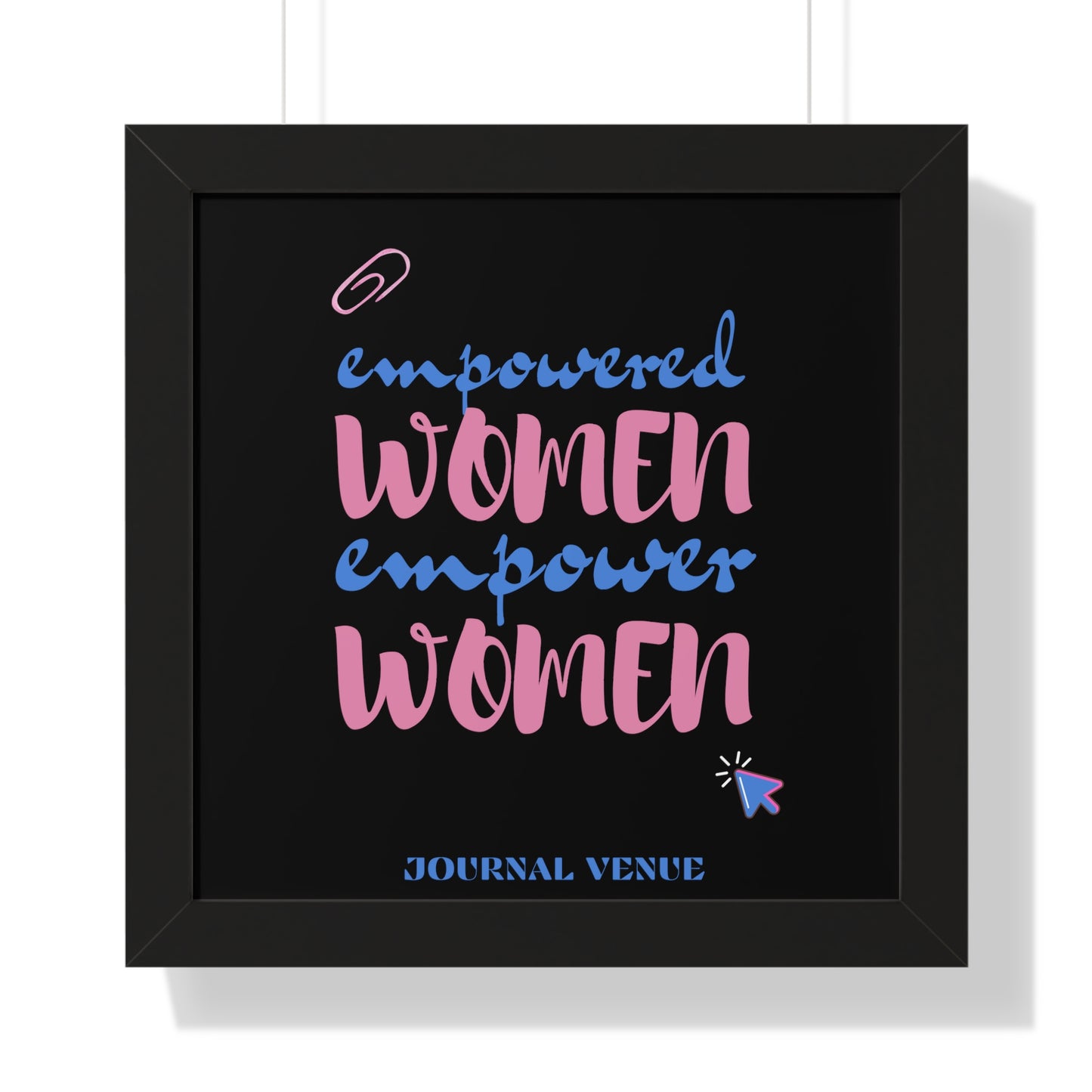  Motivational Girl Boss Framed Wall Art  Poster - JOURNAL VENUE