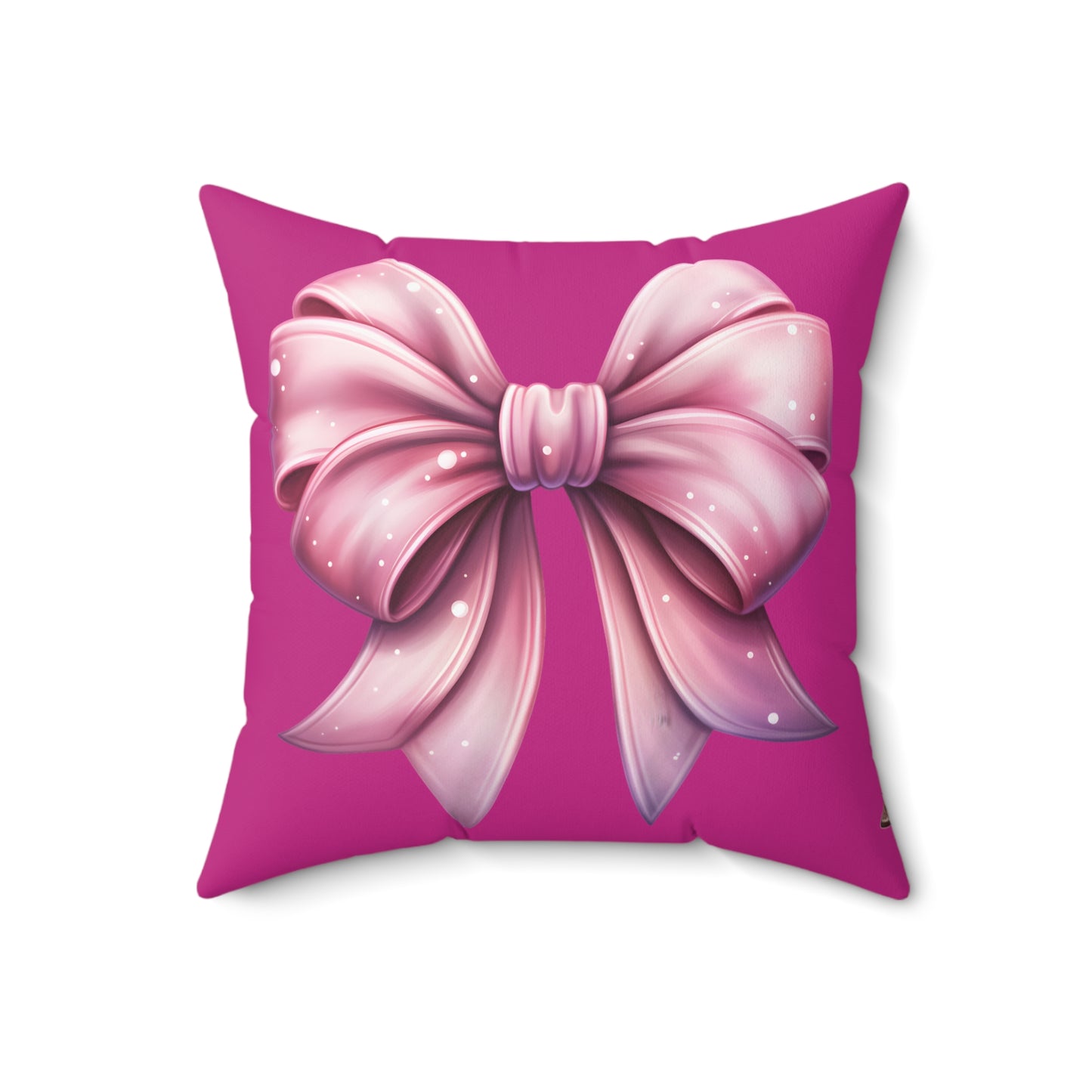 Pink Coquette & Floral Book Square Pillow - JOURNAL VENUE