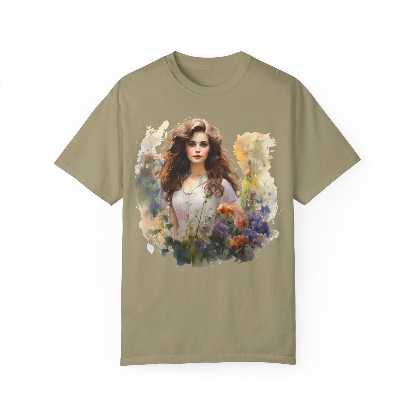 Wild Flower Vintage Girl T-shirt - JOURNAL VENUE