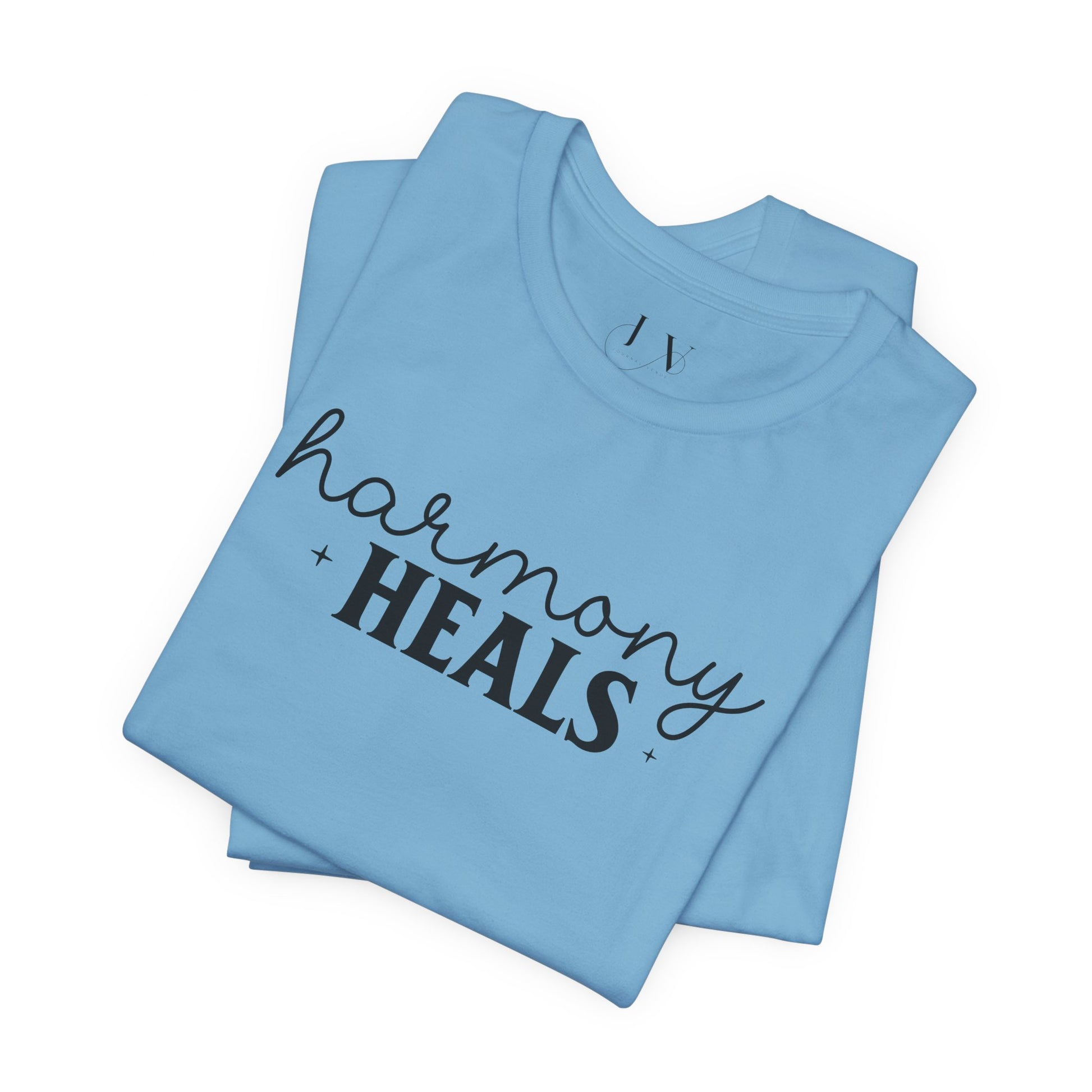 Harmony Heals Self Care Short Sleeve Tee - JOURNAL VENUE