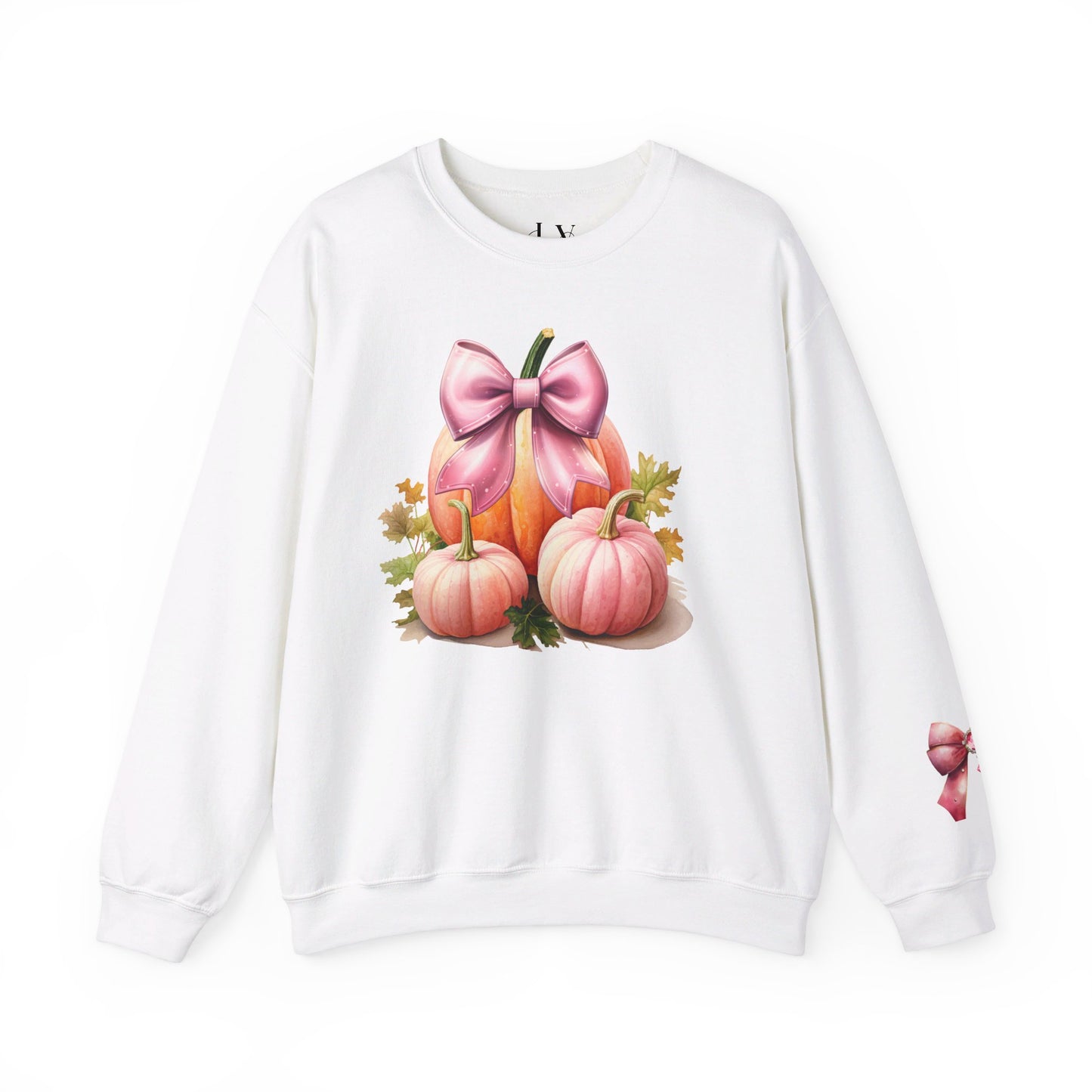 Pink Coquette Pumpkin Crewneck Sweatshirt