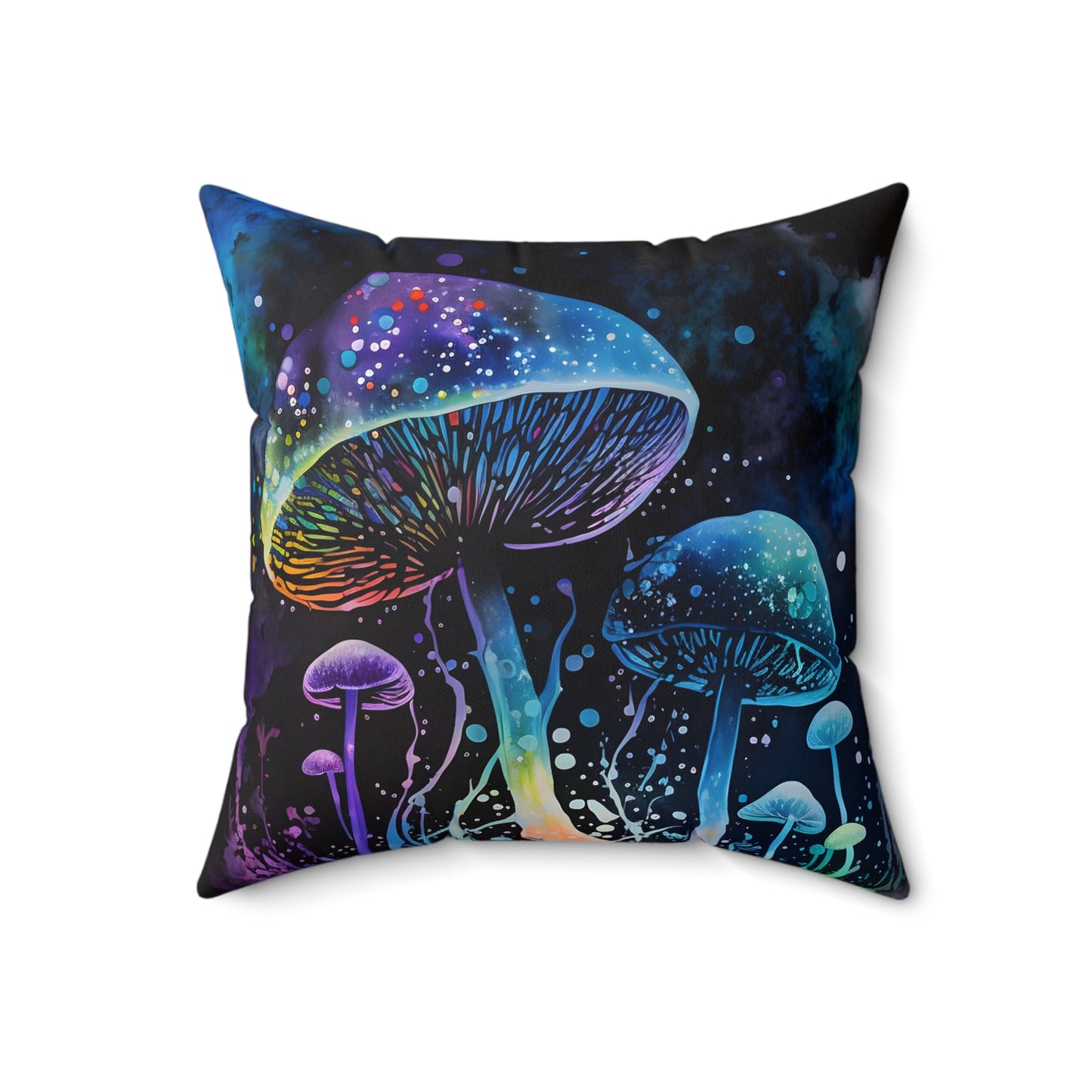 Cute Wild Mushroom Square Pillow - JOURNAL VENUE