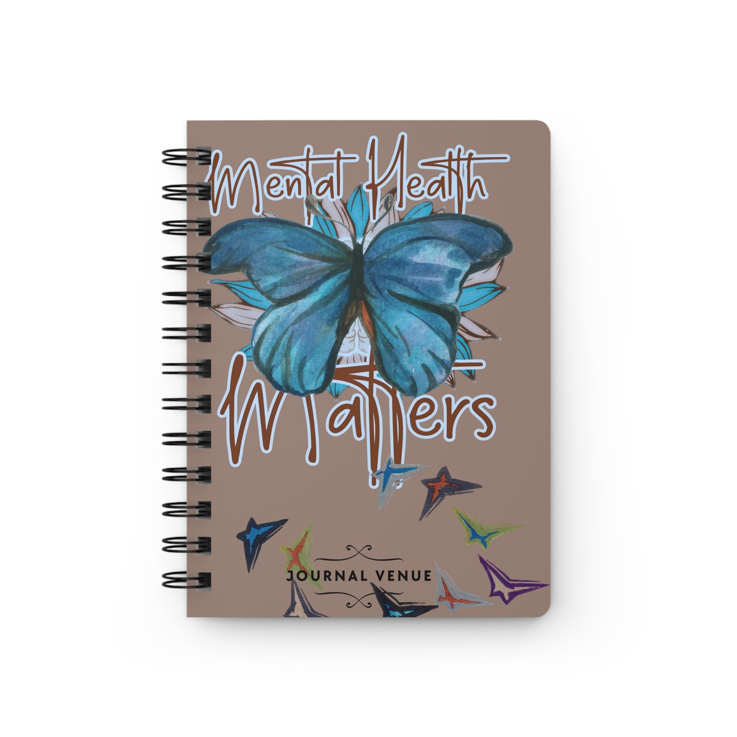 Mental Wellness Spiral Journal  Journaling Notebooks- JOURNAL VENUE